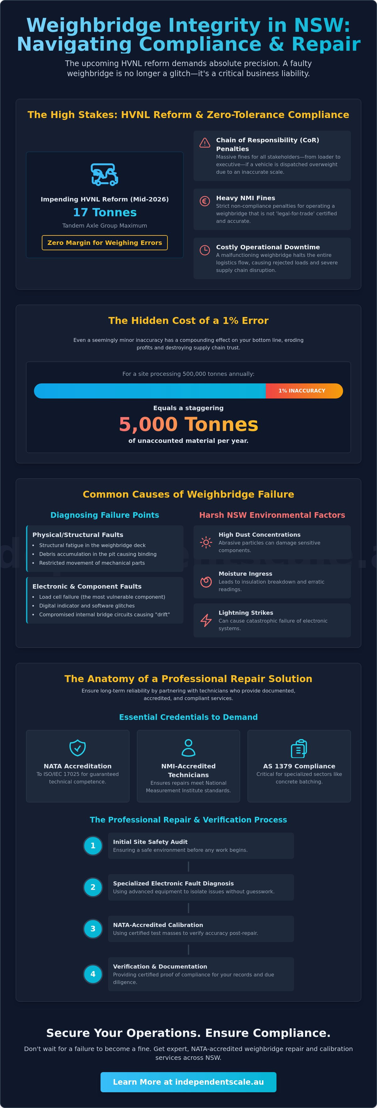 Weighbridge repair companies NSW