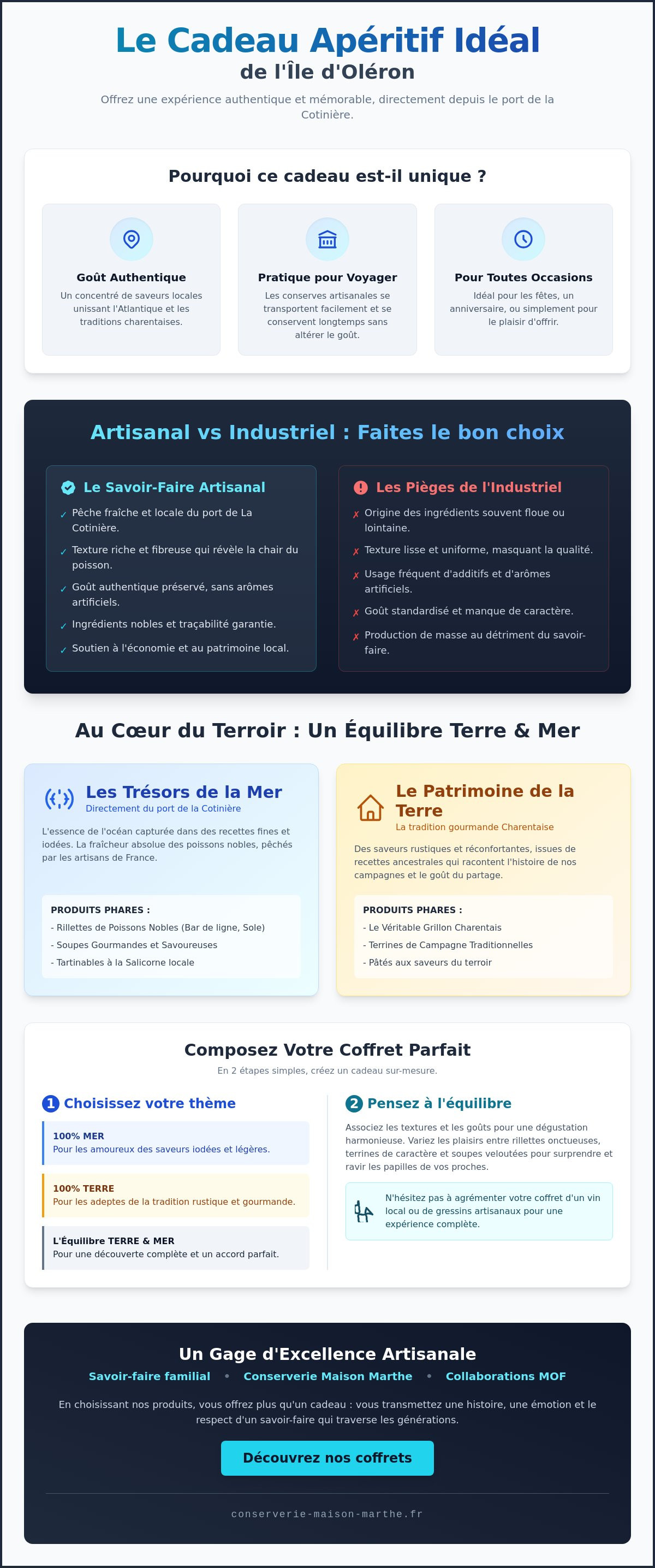 Cadeau apéritif île d'oléron