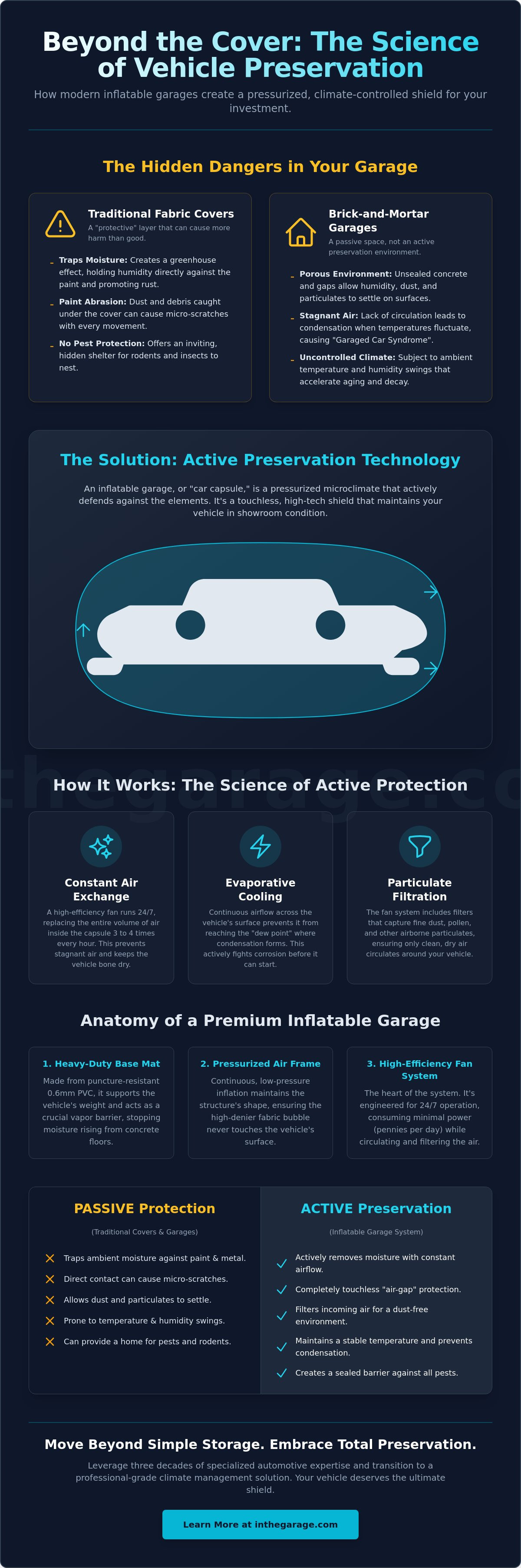 Inflatable garage