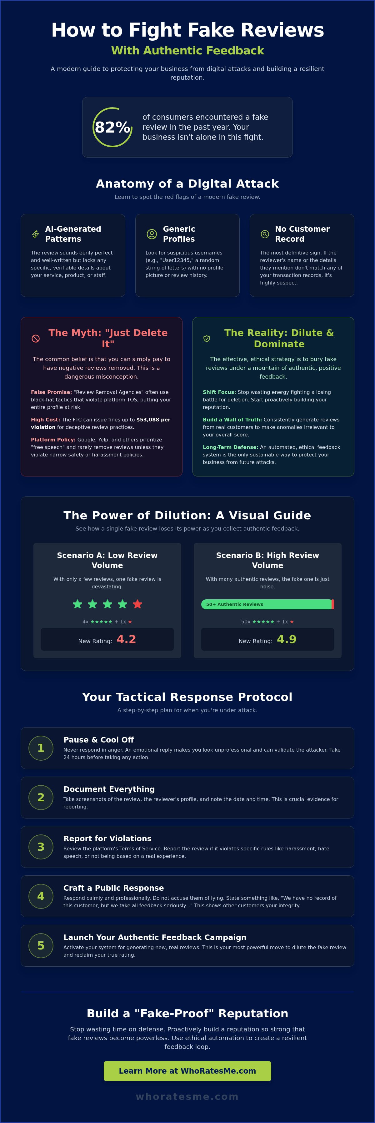 How to fight fake reviews with authentic feedback