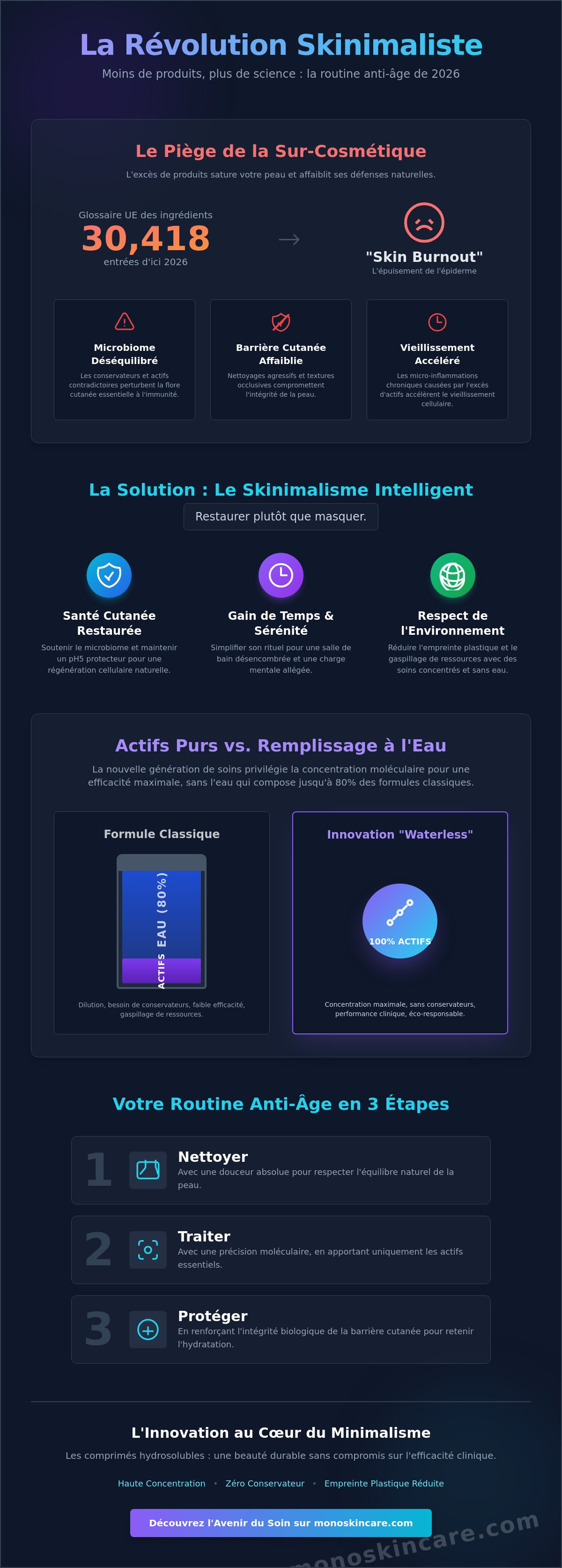 Routine anti-âge minimaliste