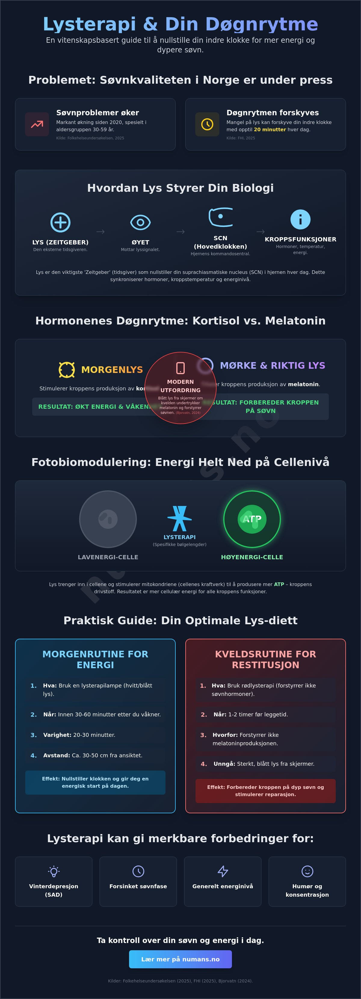 Lysterapi og døgnrytme