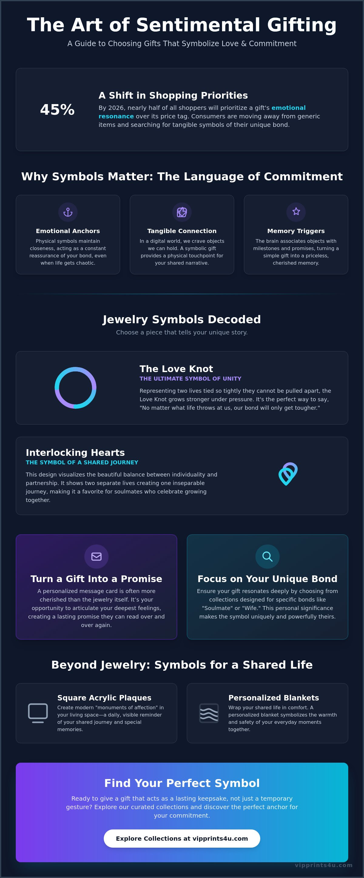 Gifts that symbolize love and commitment