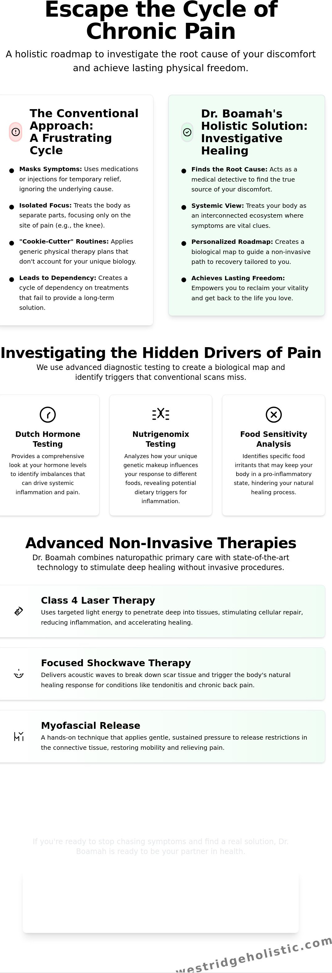 Holistic pain management hillsboro