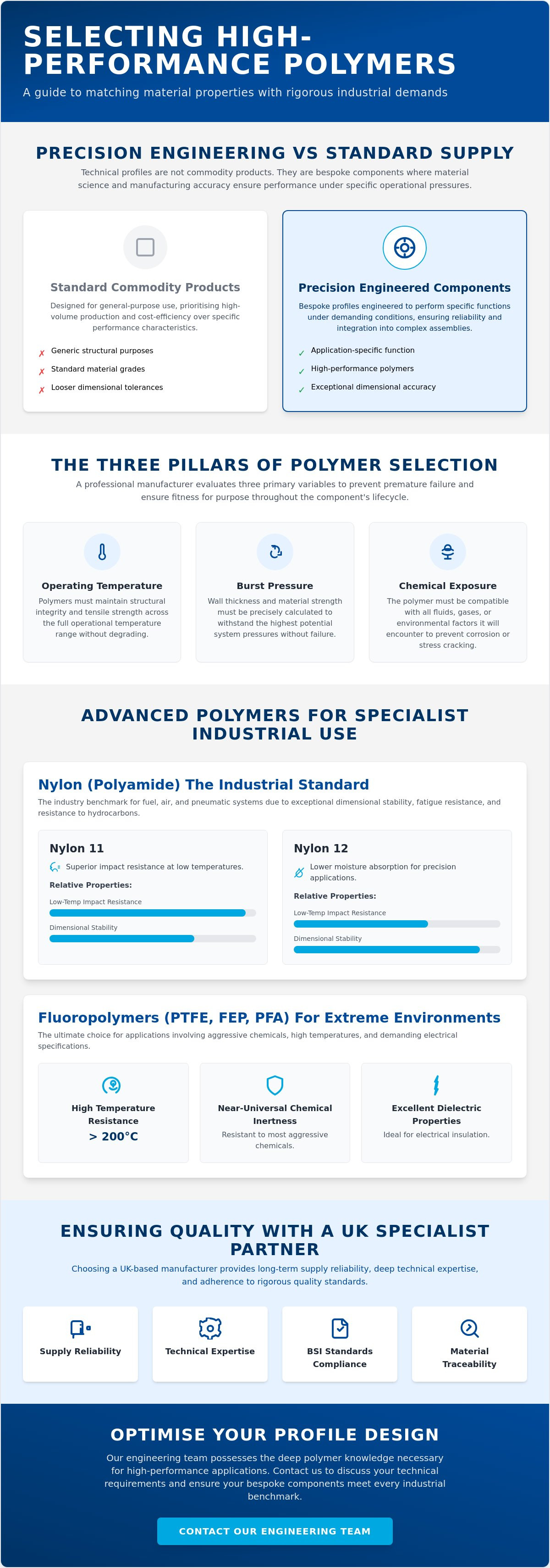 Technical plastic profile manufacturer