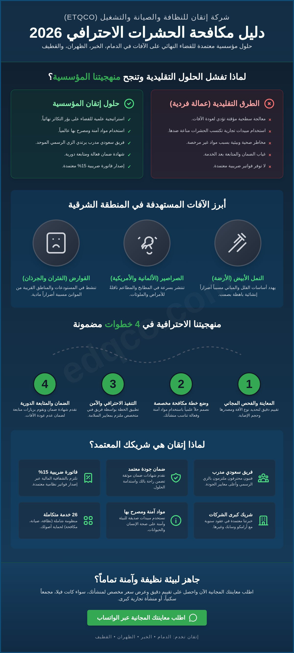شركة مكافحة حشرات بالدمام