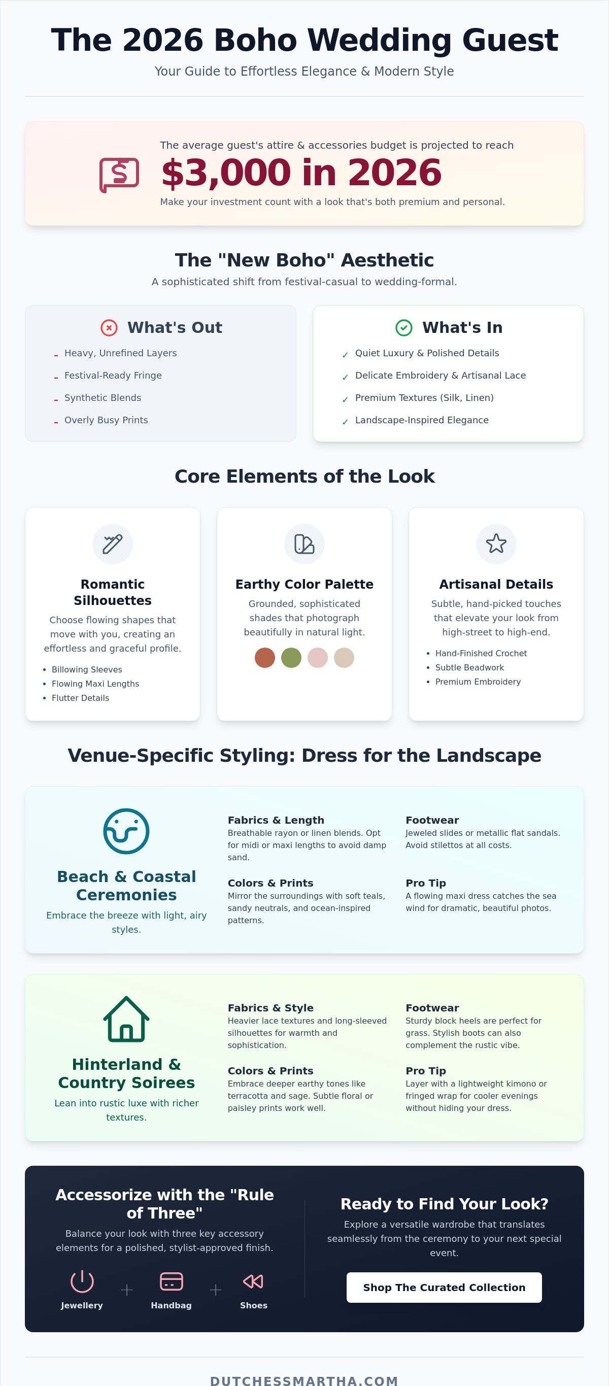 Boho wedding dress guest