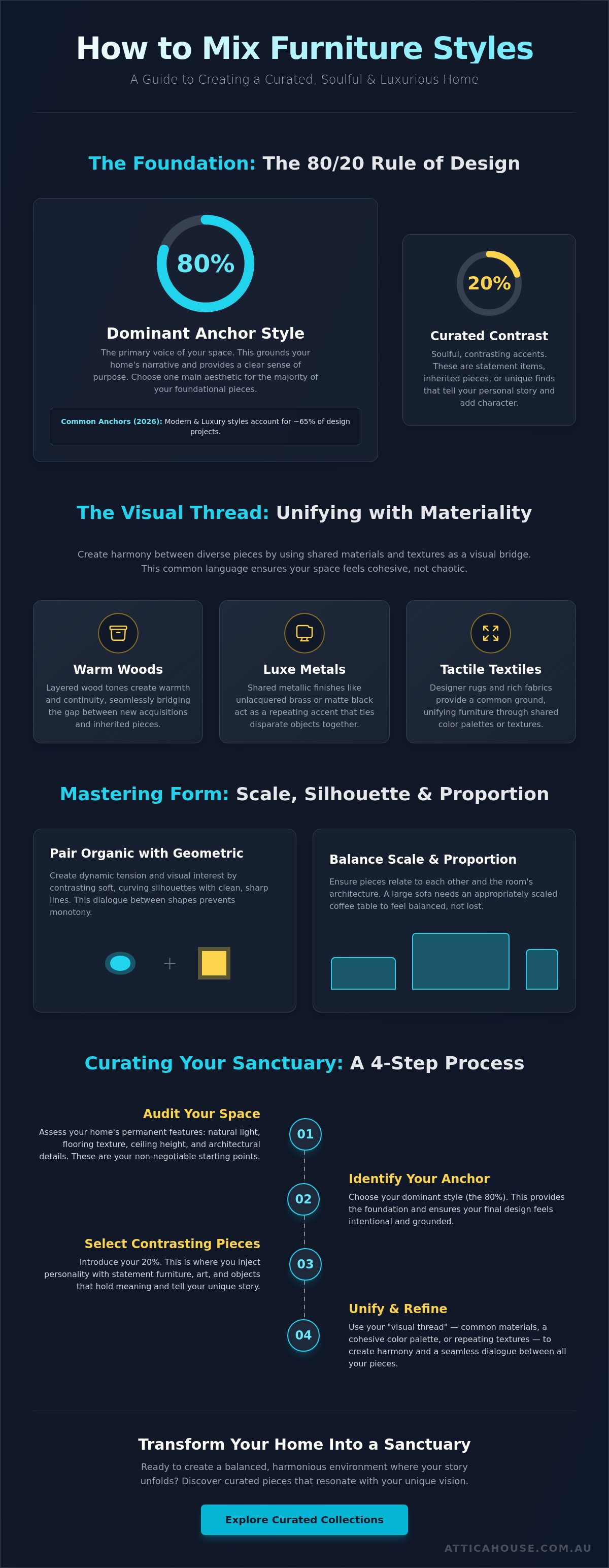 How to mix different furniture styles