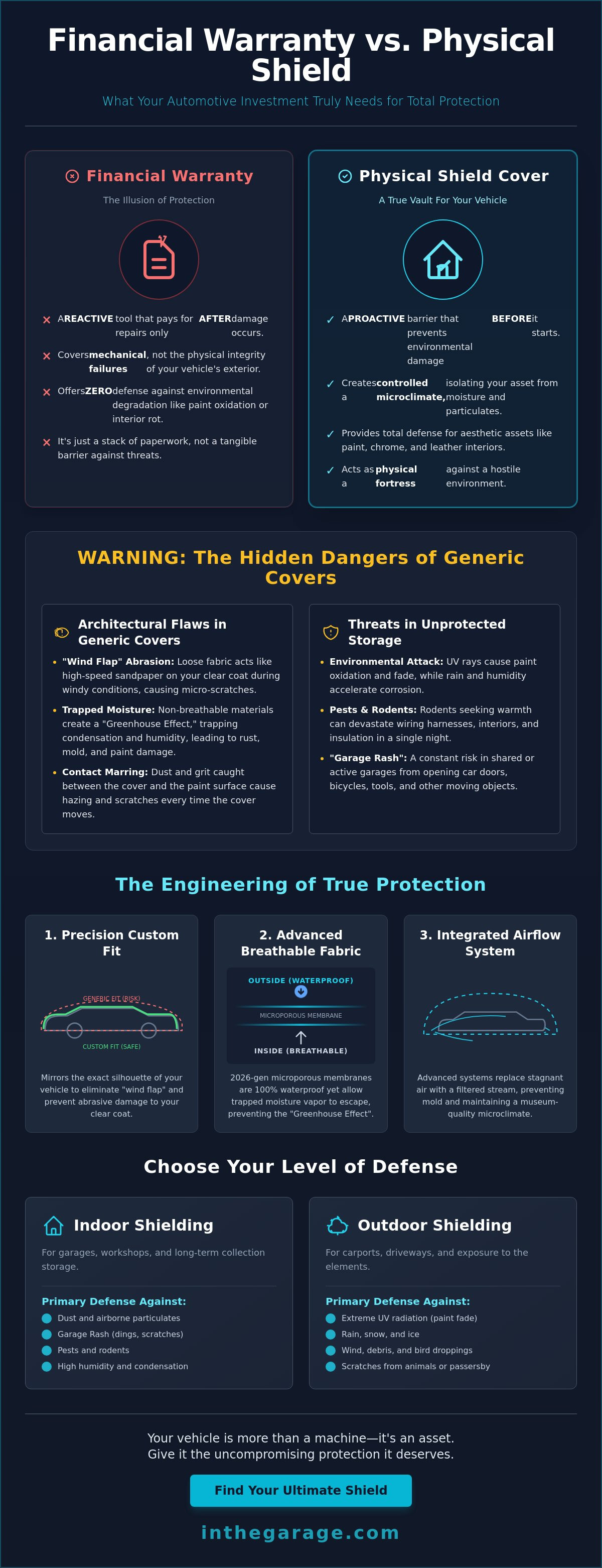 Car shield cover