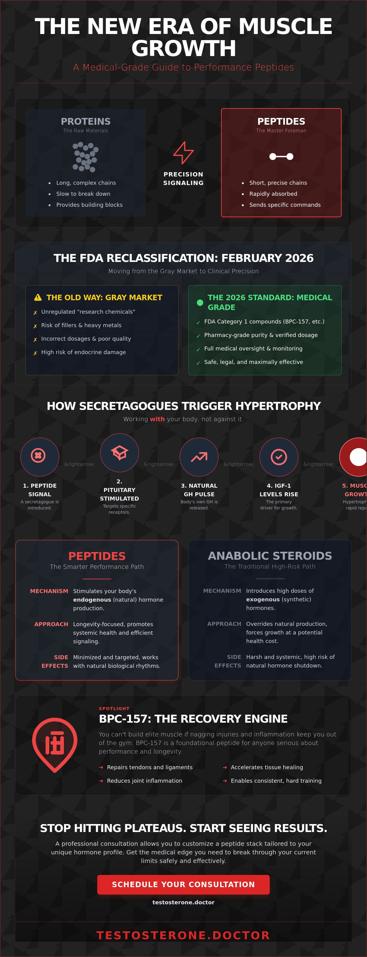 Peptides for muscle growth