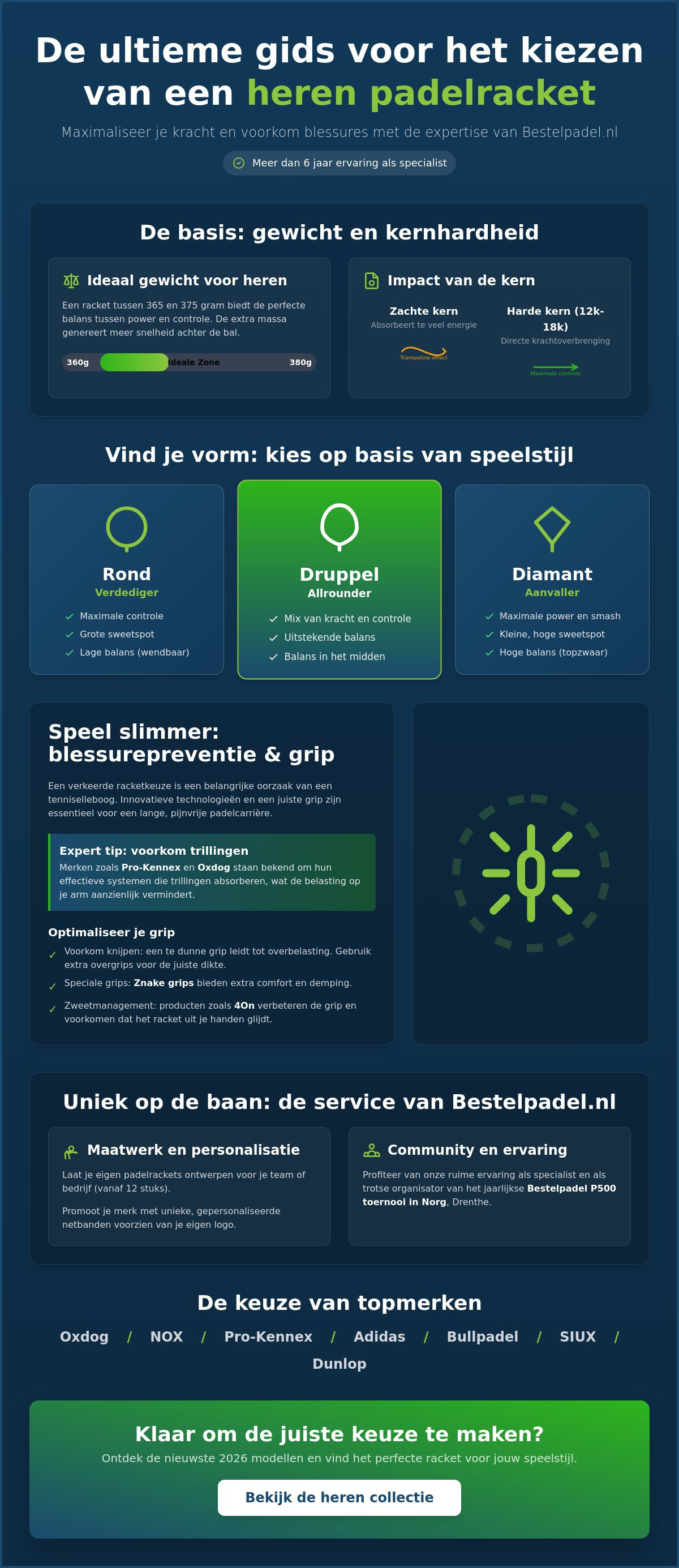 Padelracket heren