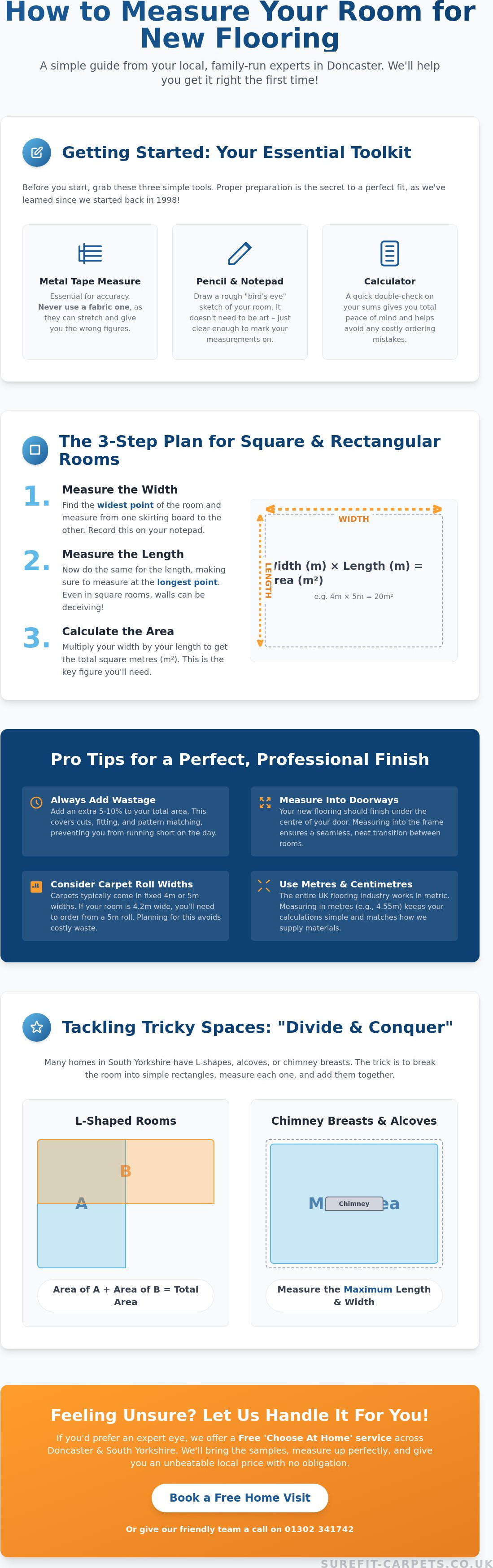 How to measure a room for flooring