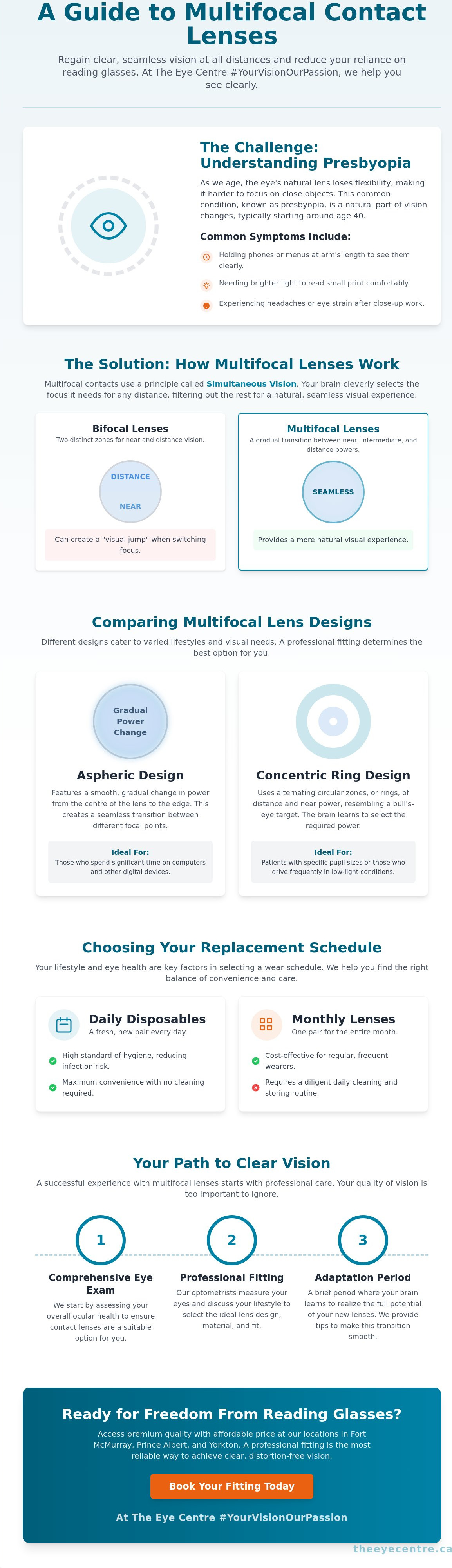 Multifocal contact lenses