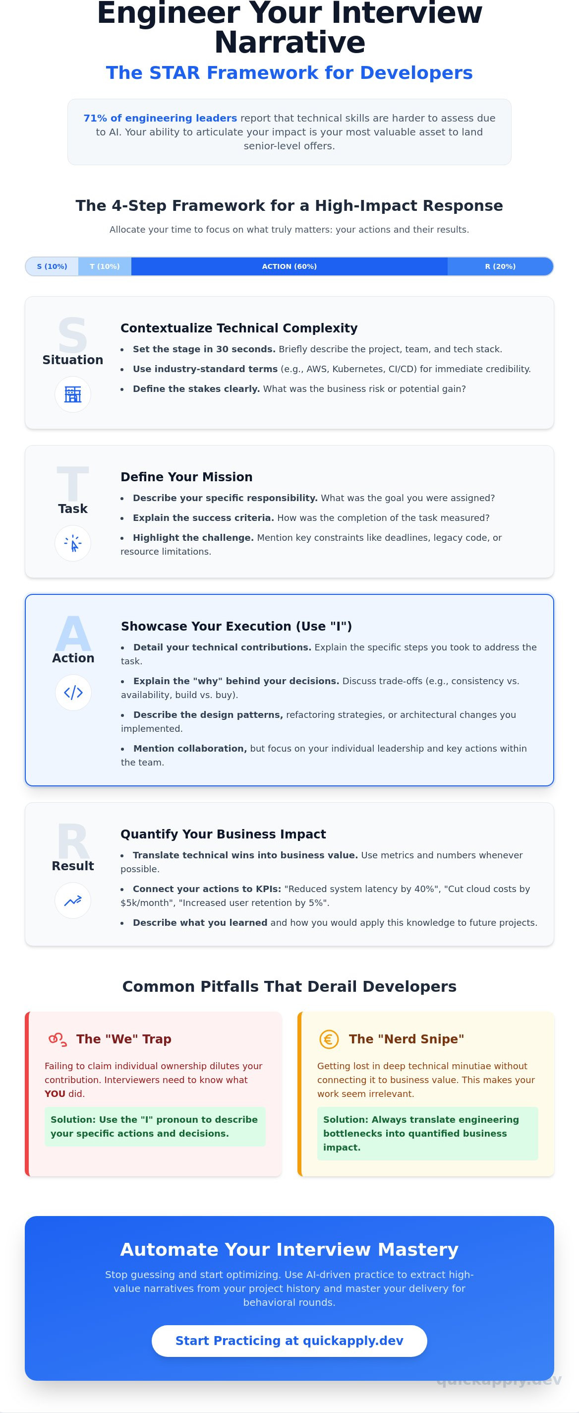 Star method examples for software developers