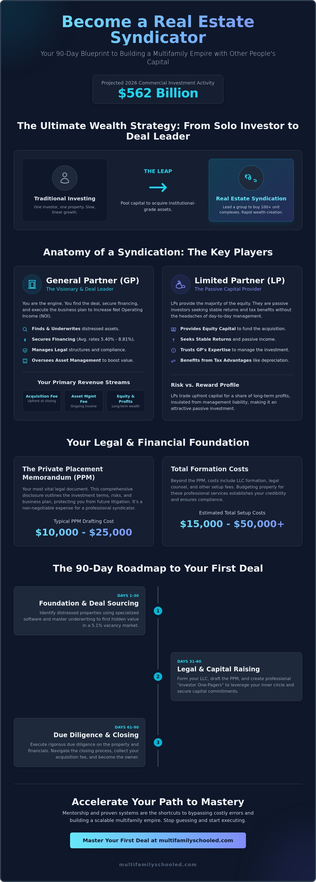 How to become a real estate syndicator