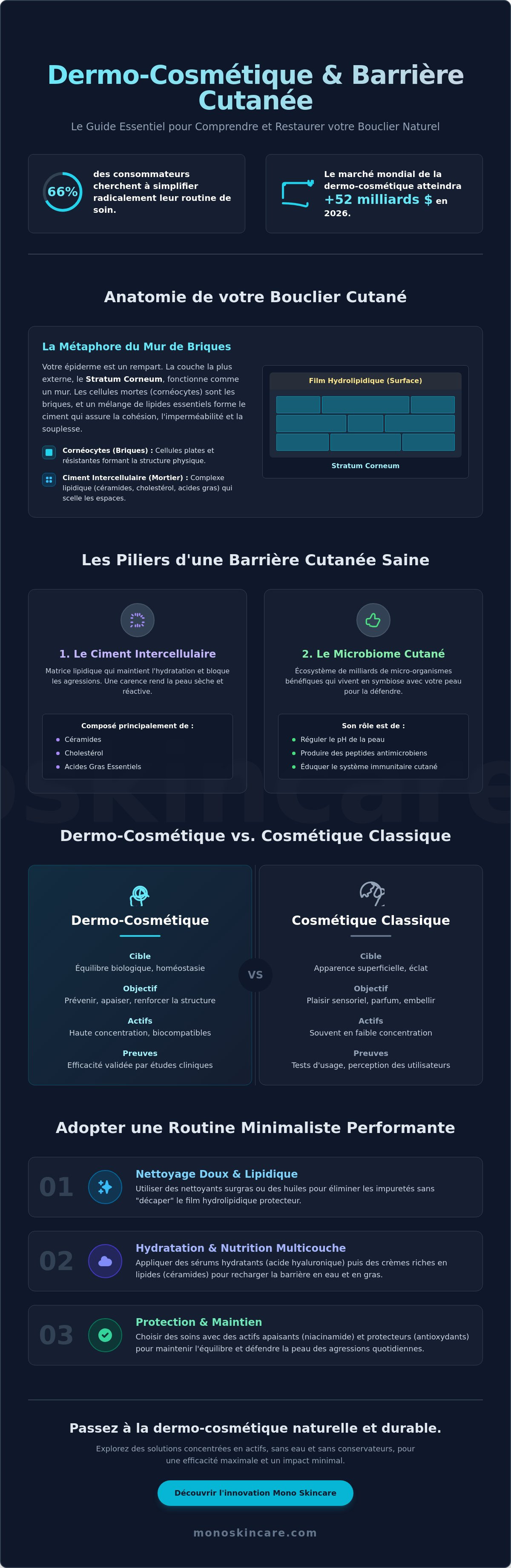 Dermo-cosmétique et barrière cutanée