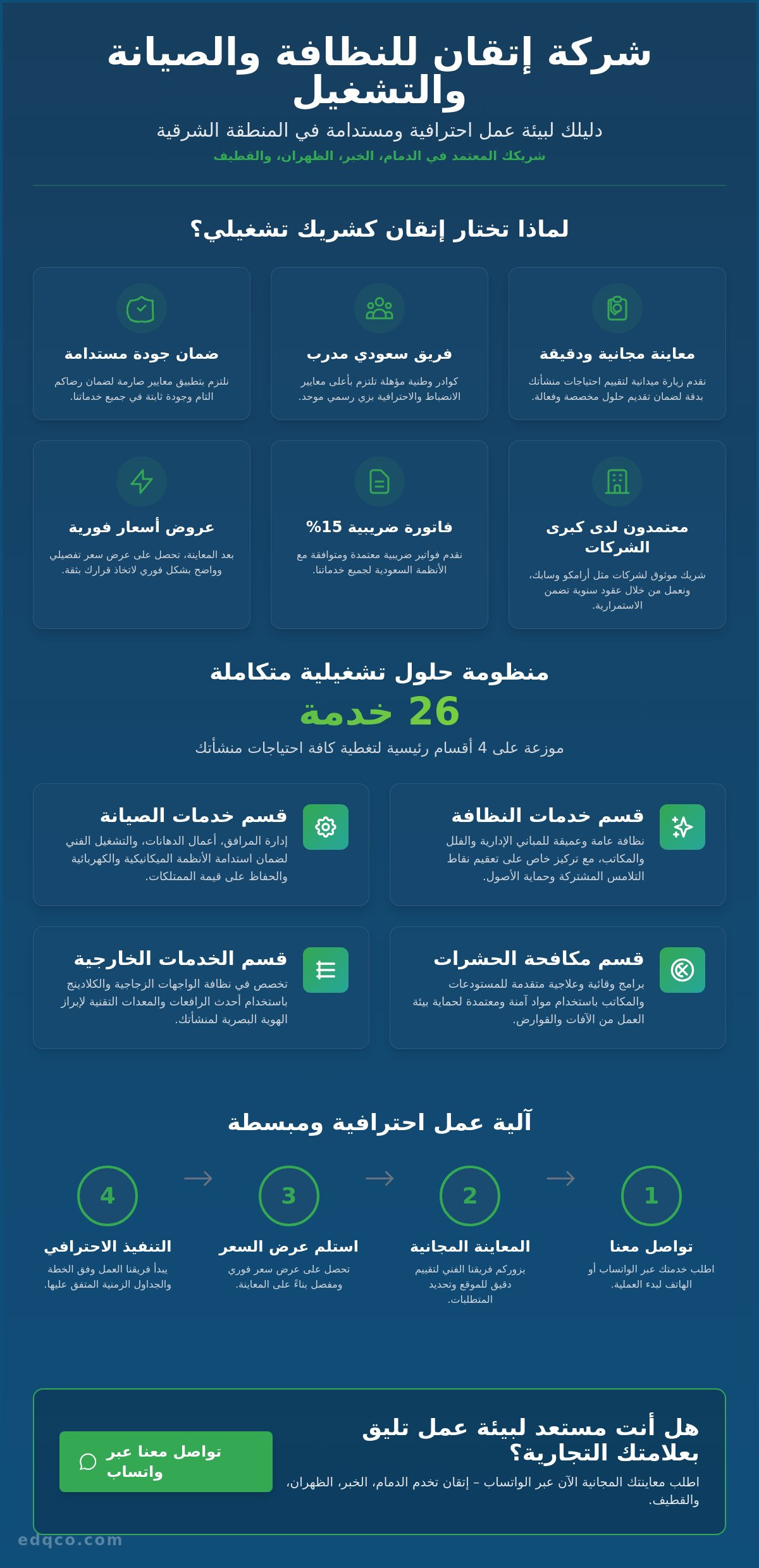 شركة نظافة مكاتب وشركات بالدمام