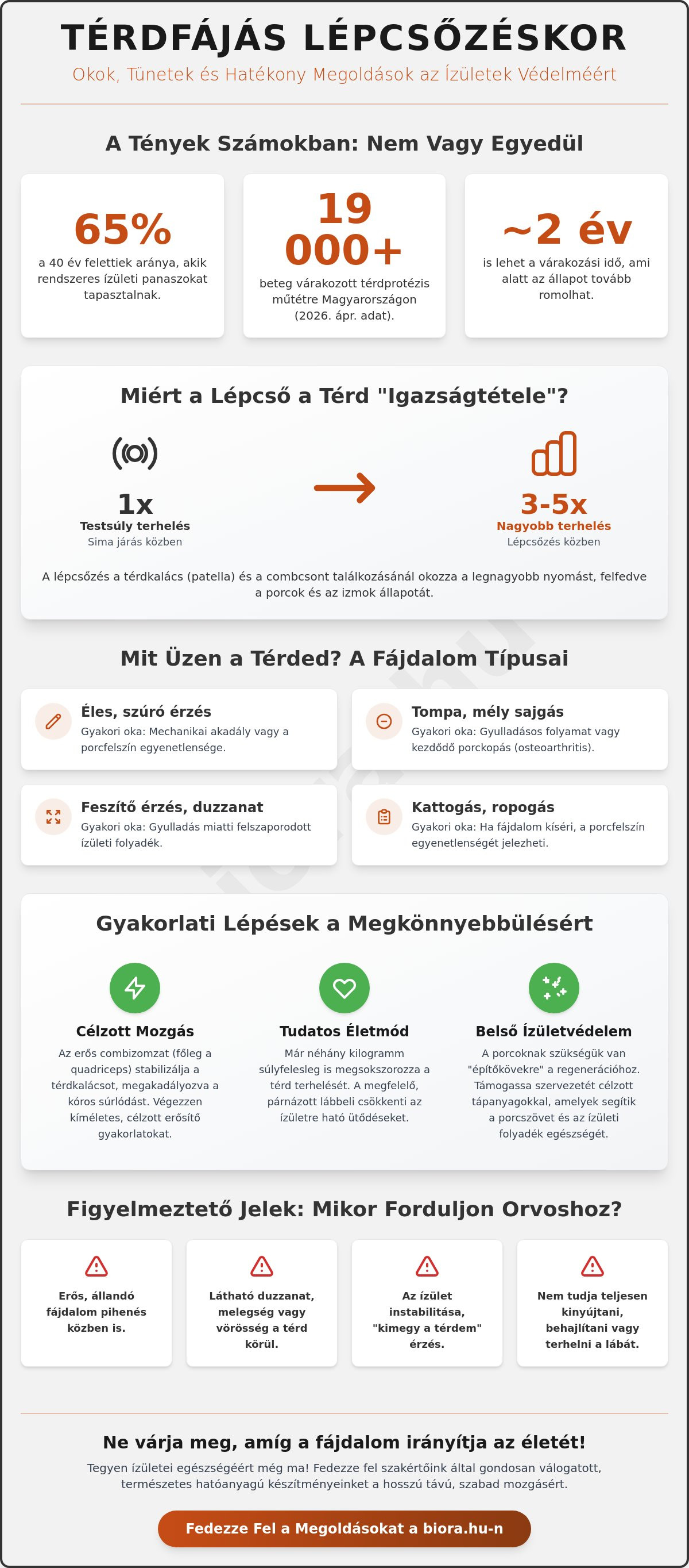 Térdfájás lépcsőzéskor mit tegyek
