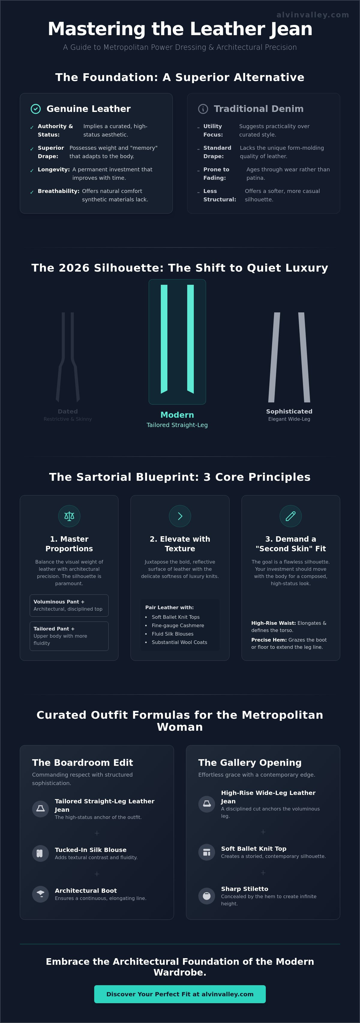 How to style leather jeans