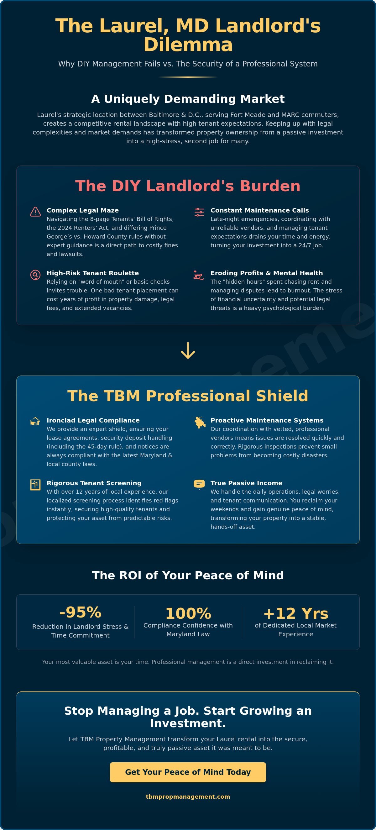 Peace of mind for landlords laurel md
