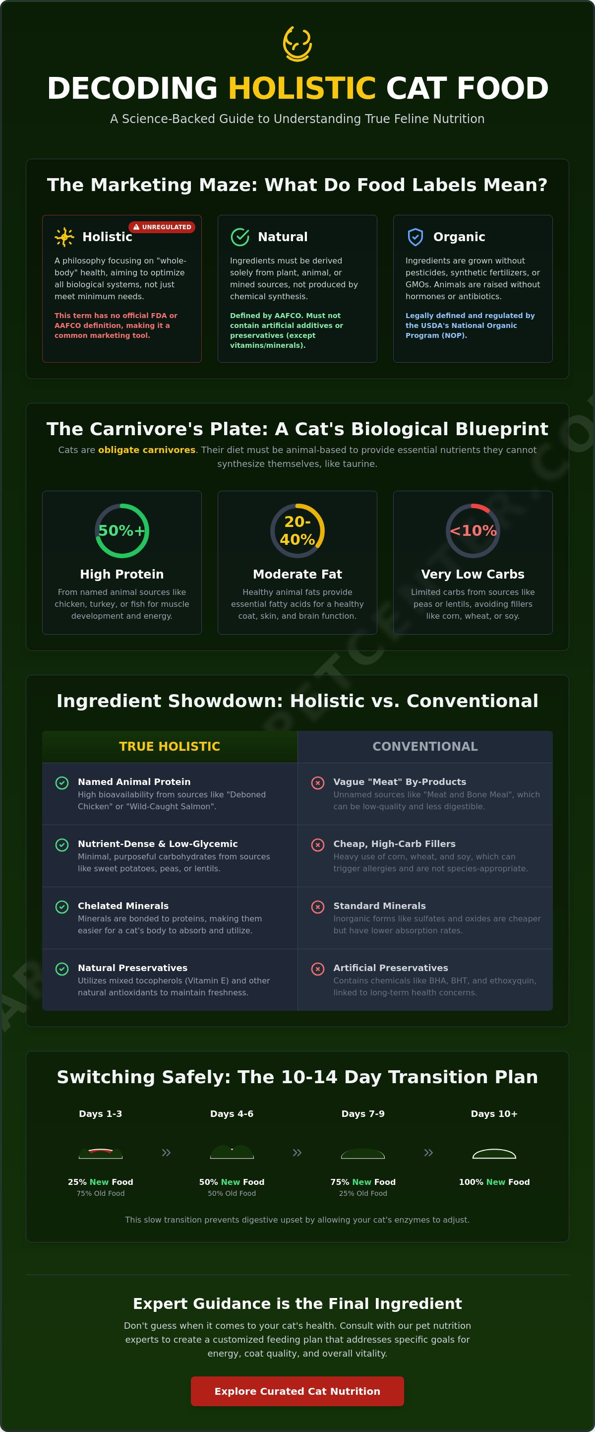 Holistic cat food brands