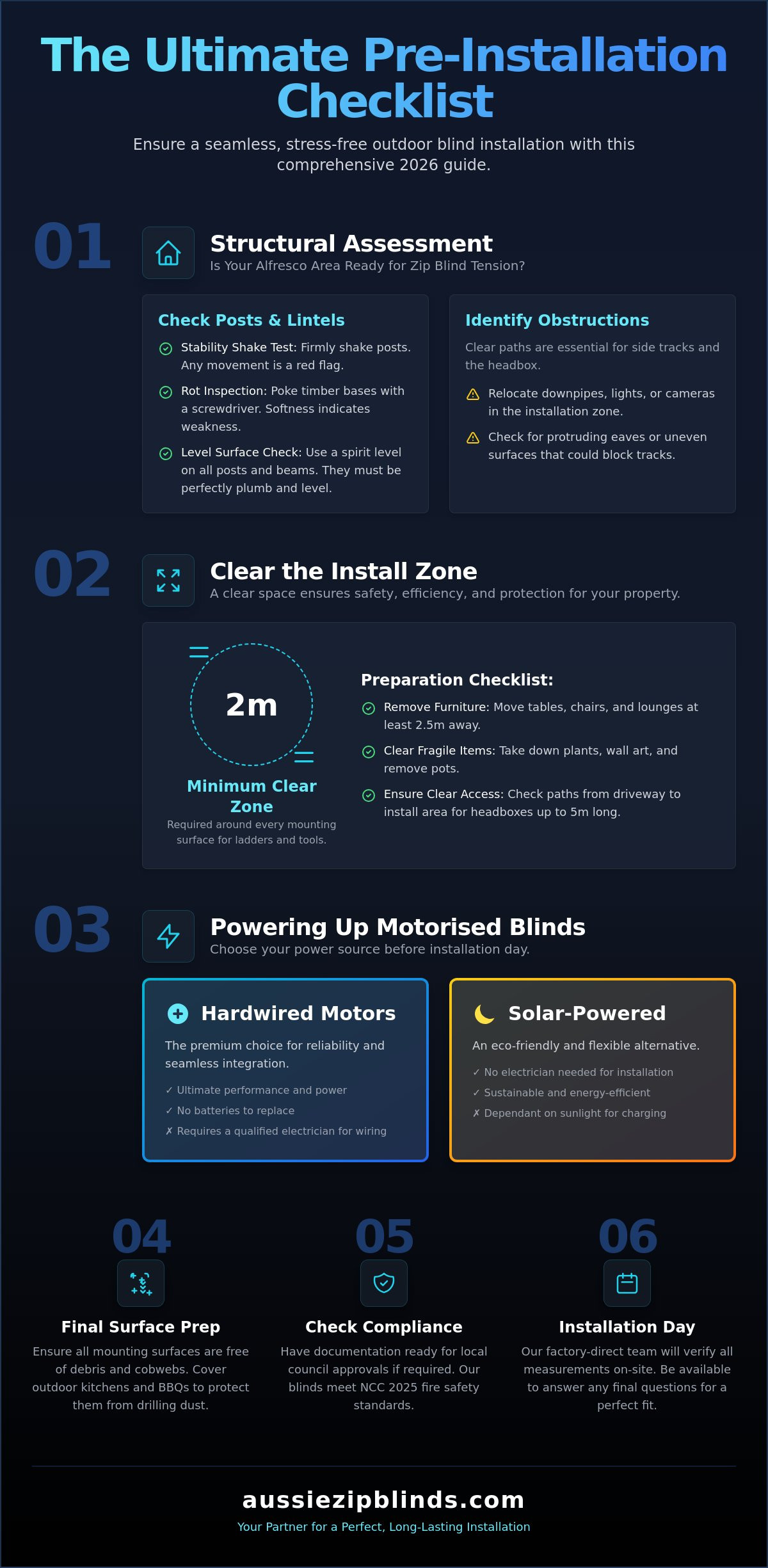 How to prepare your home for outdoor blind installation
