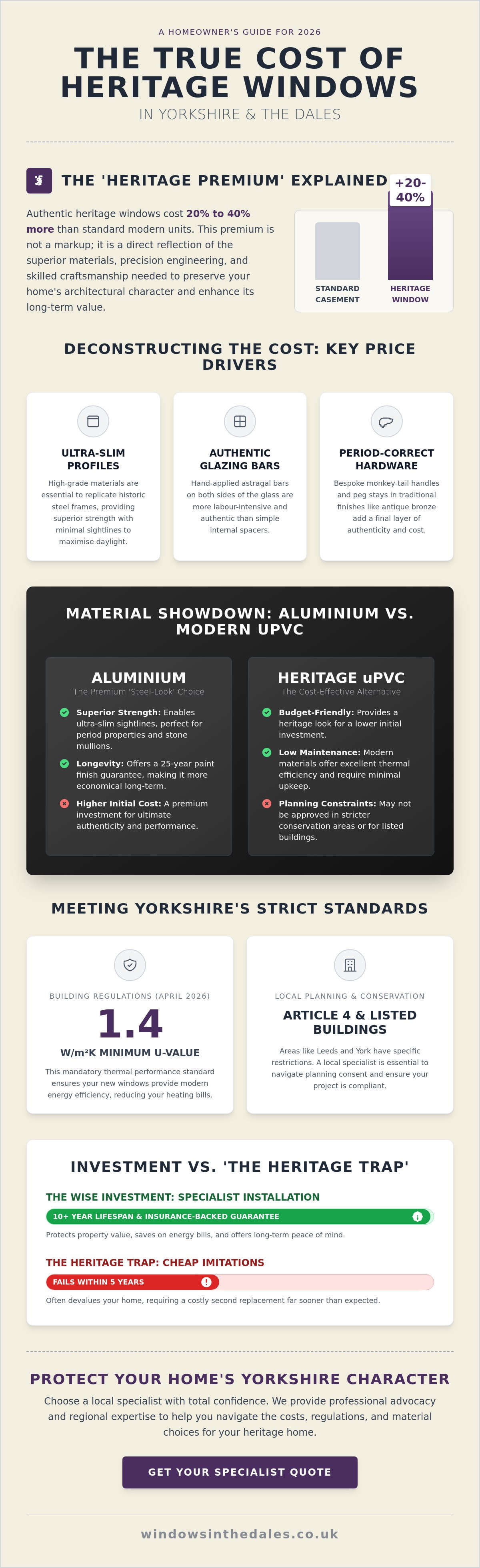 Cost of heritage style windows yorkshire