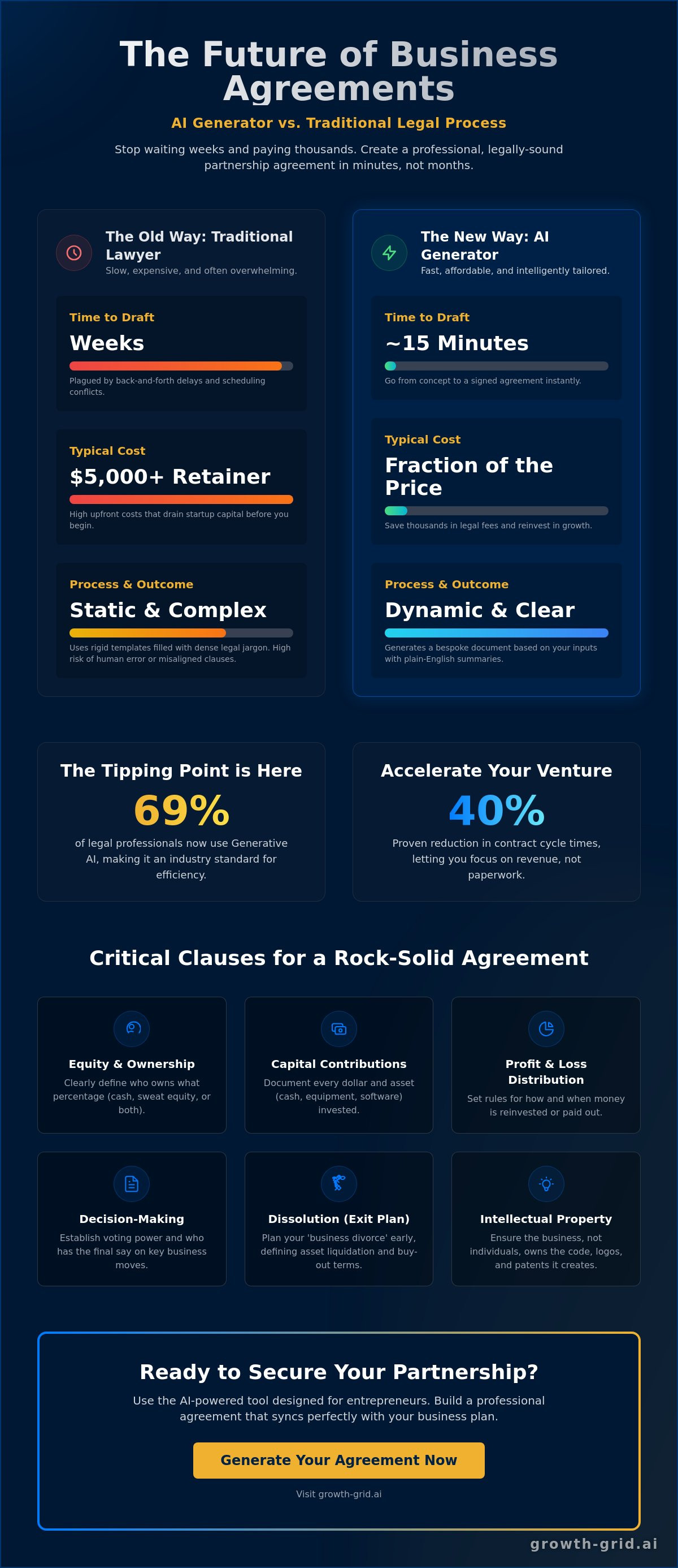 Ai partnership agreement generator
