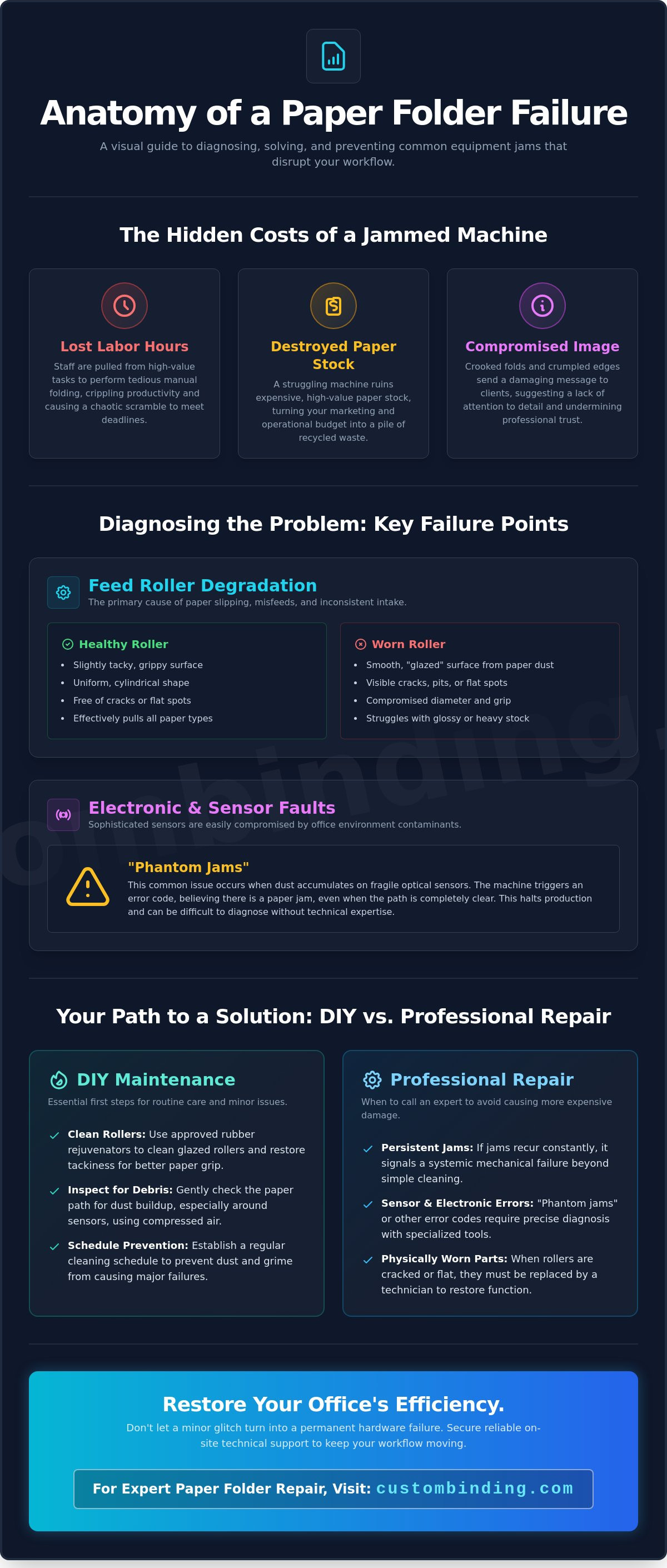 Paper folder repair San Diego