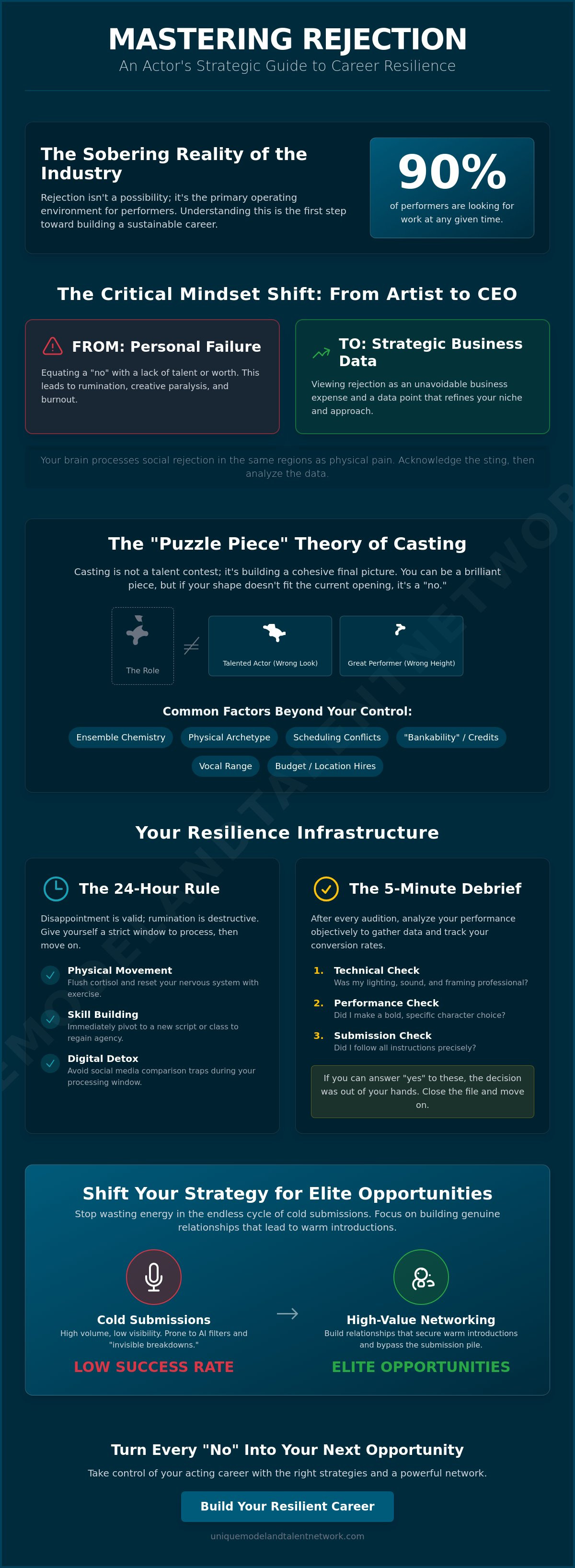 How to handle rejection as an actor