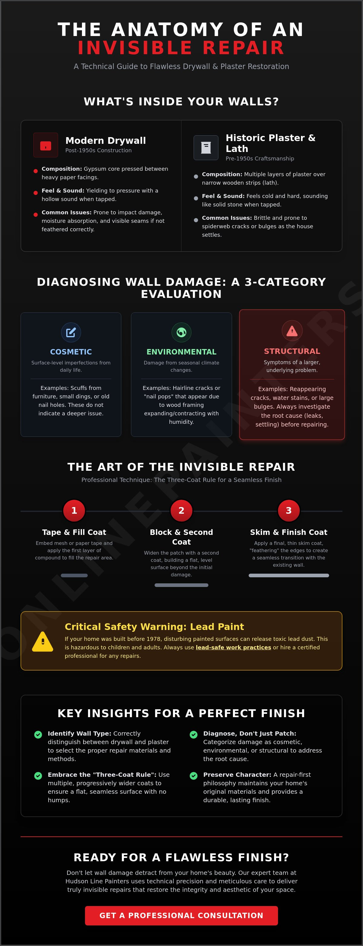 Drywall and plaster repair