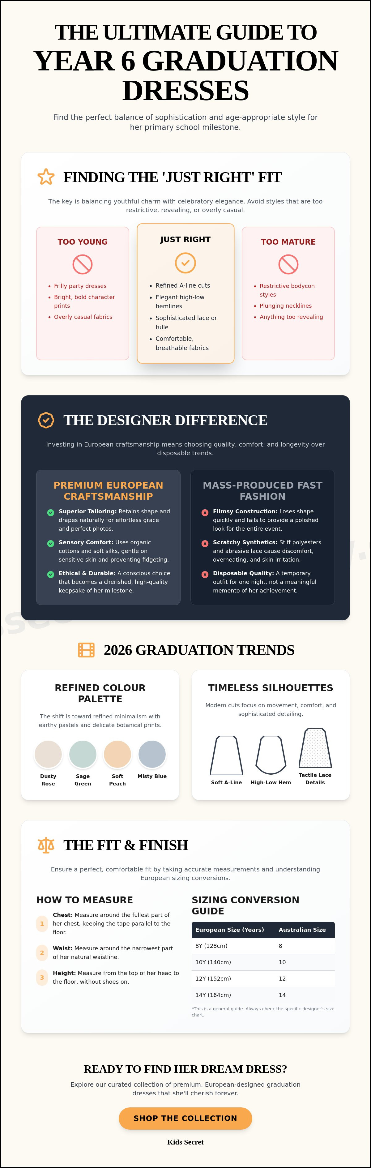 Year 6 graduation dresses