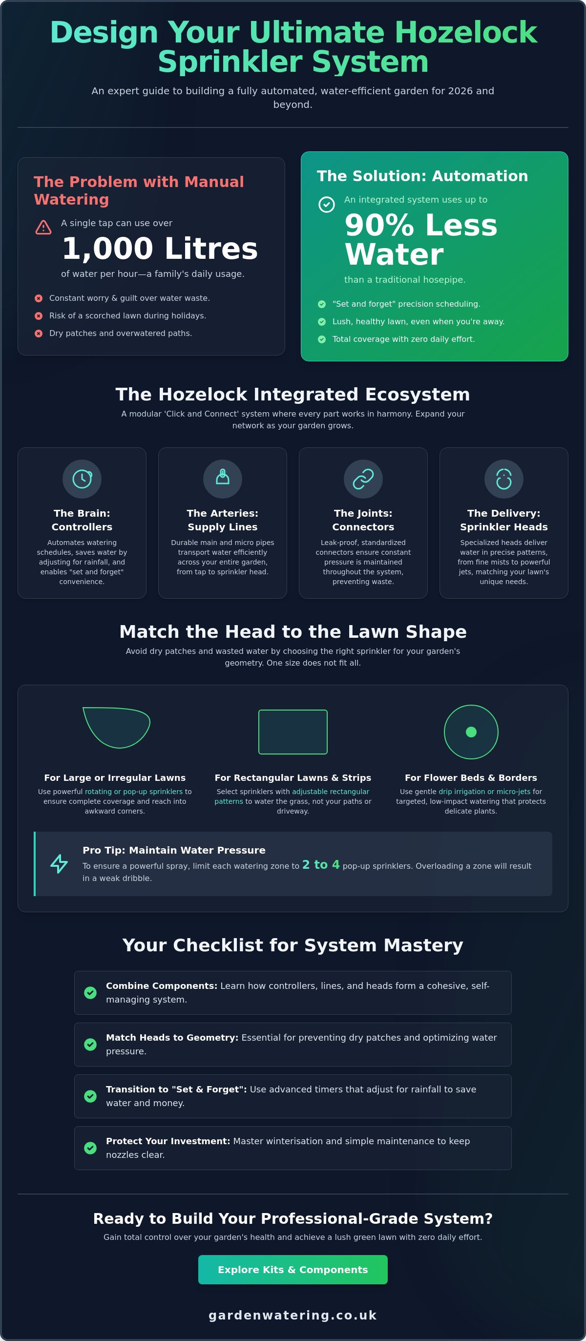 Hozelock sprinkler system