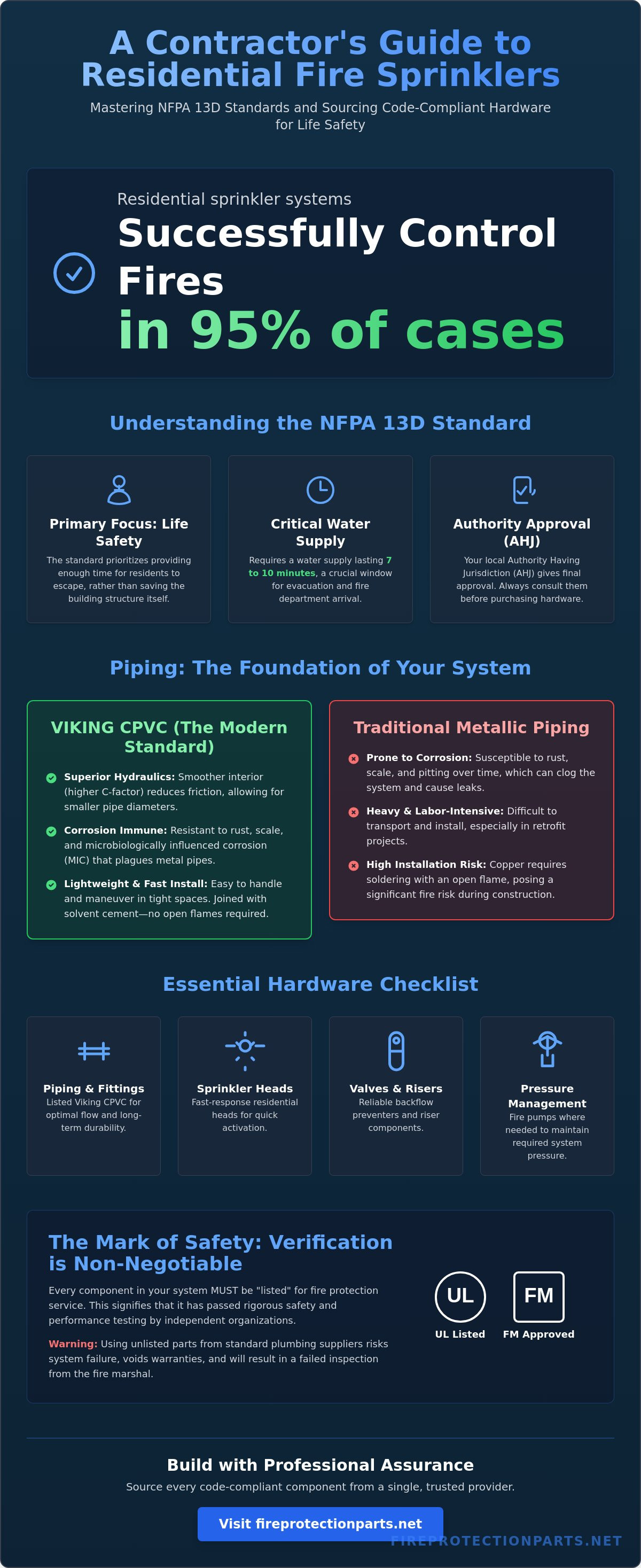 Residential sprinkler system