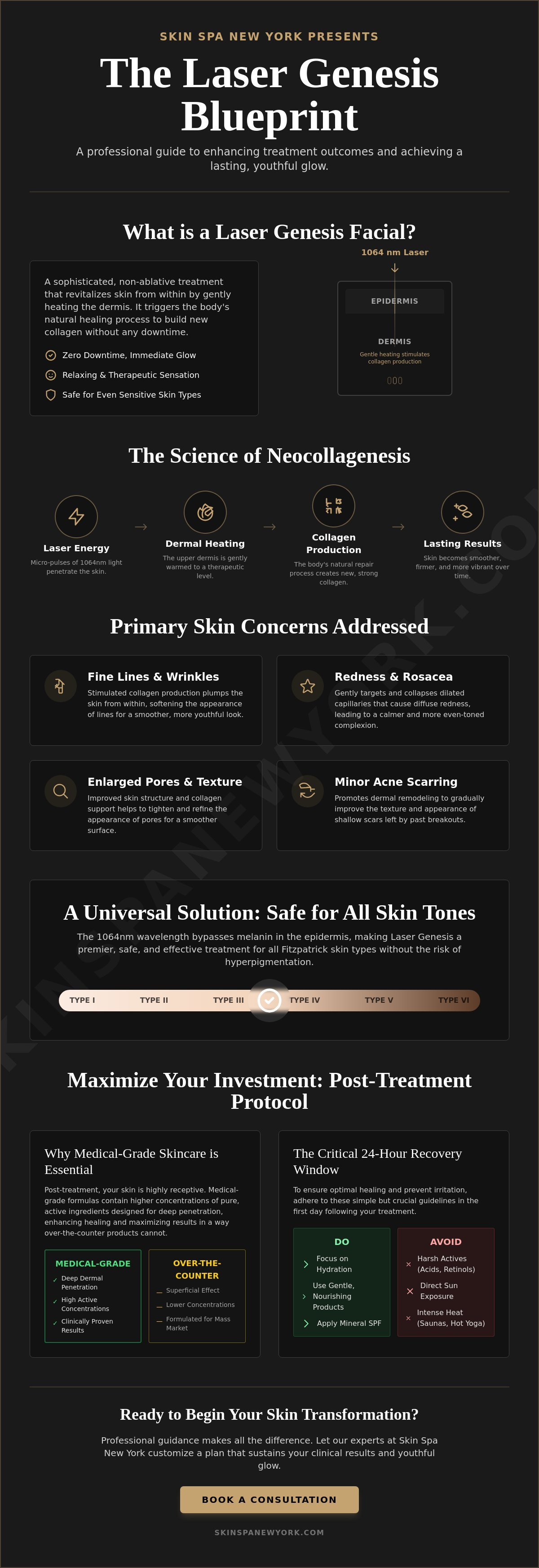 Laser genesis facial