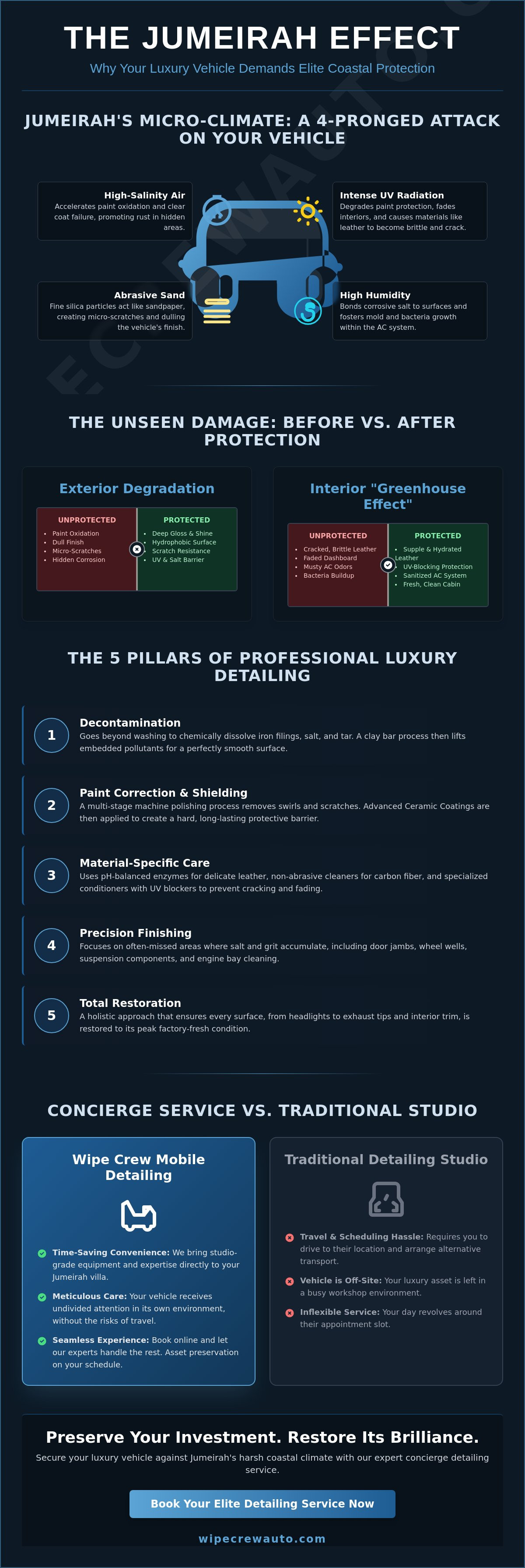 Luxury car detailing service jumeirah