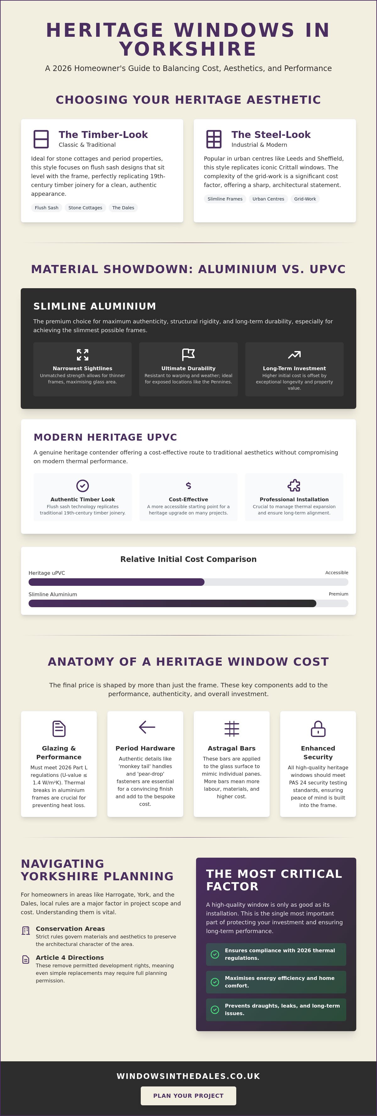 Heritage style windows cost