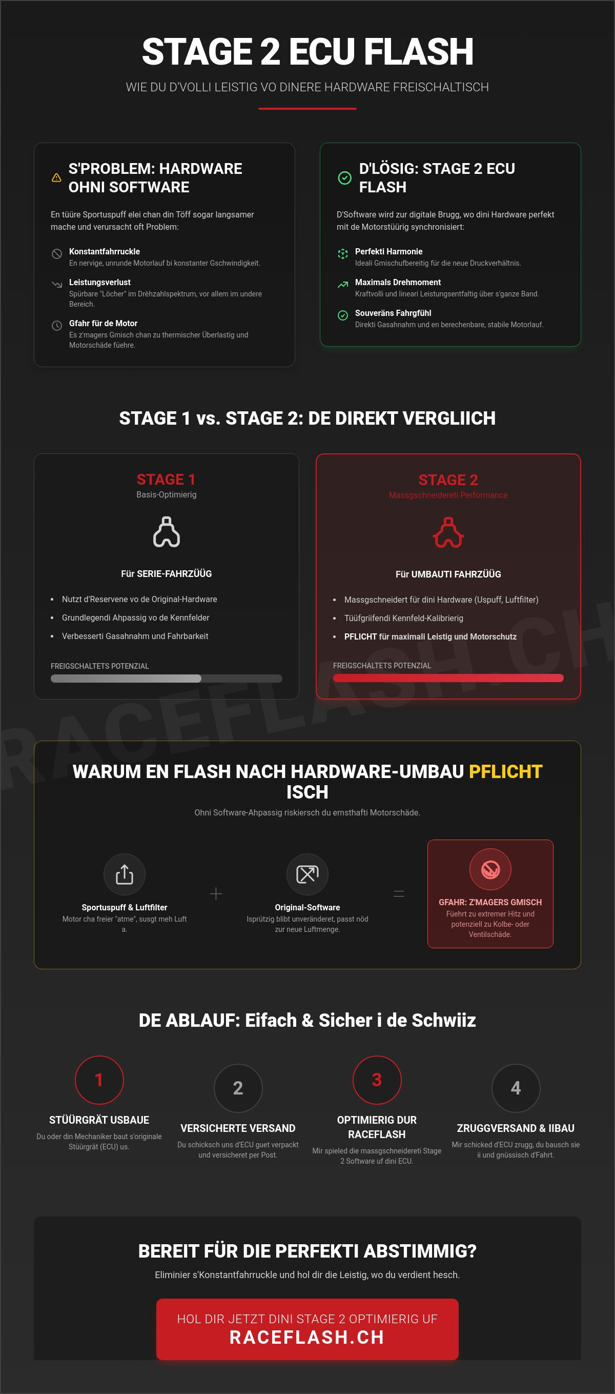 Stage 2 ECU Flash Schweiz