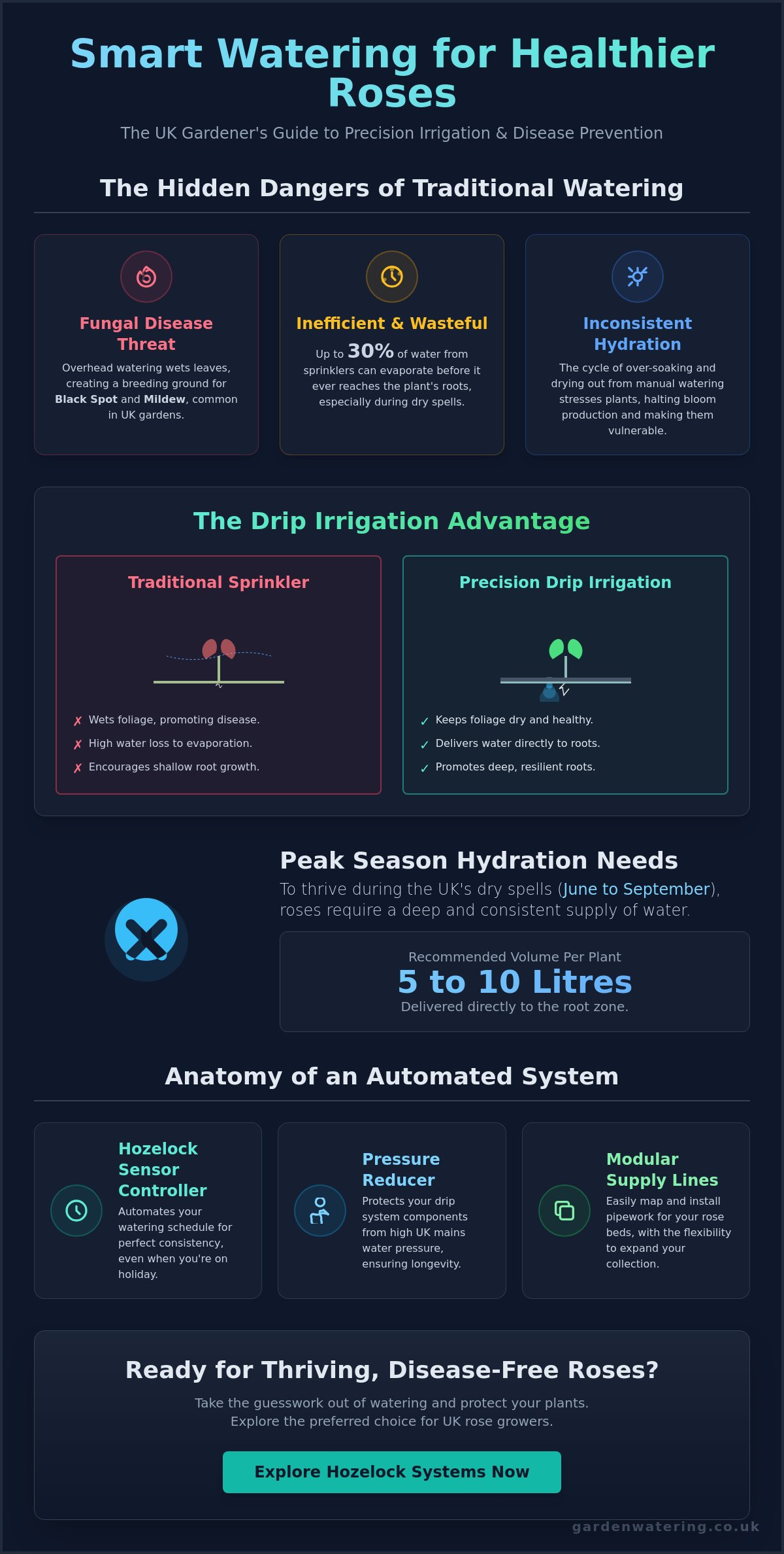 Best watering system for roses uk