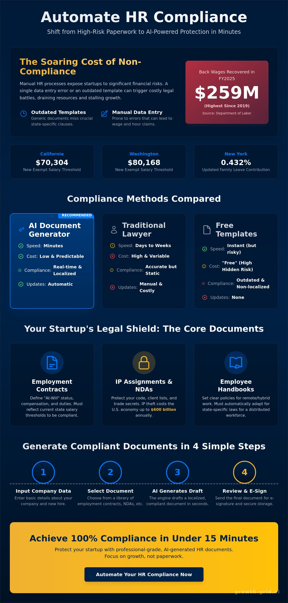Hr compliance document generator