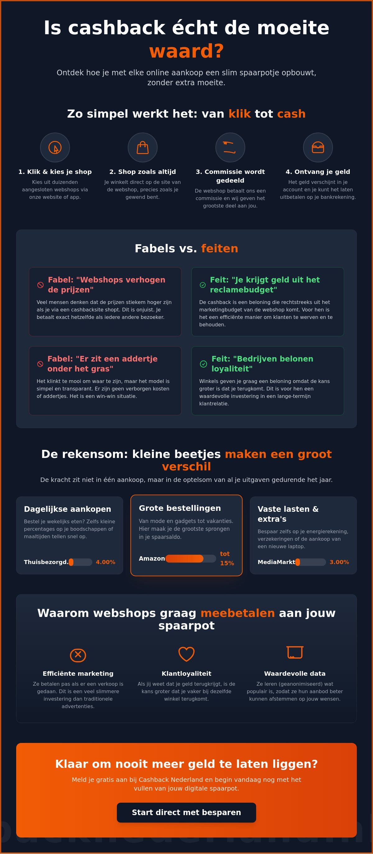 Is cashback geld waard
