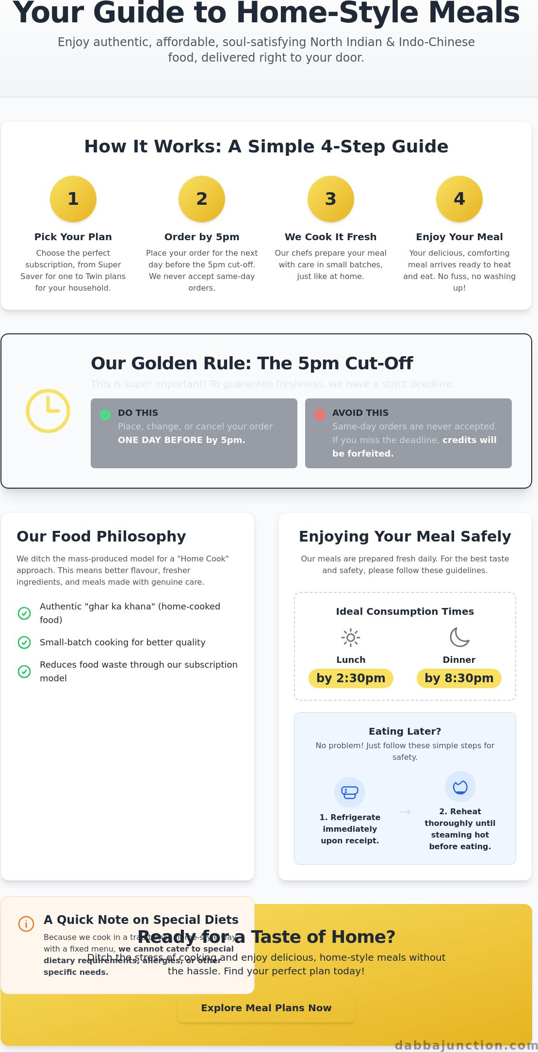 Affordable meal subscription Singapore