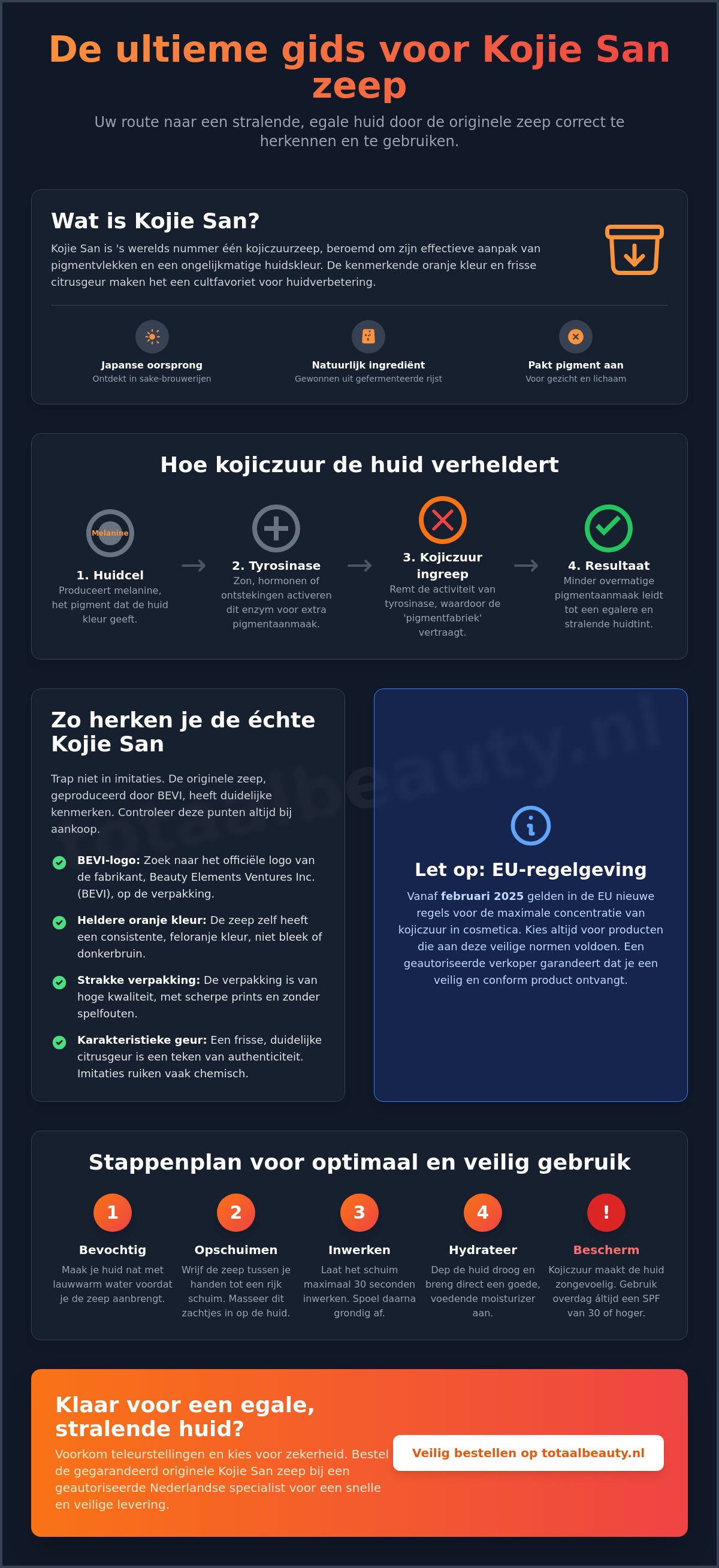 Kojie san zeep bestellen