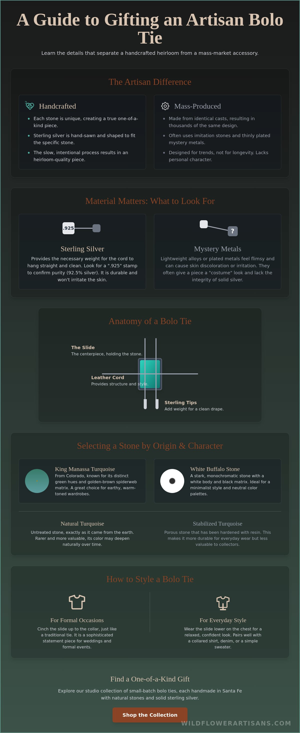Bolo tie gift ideas