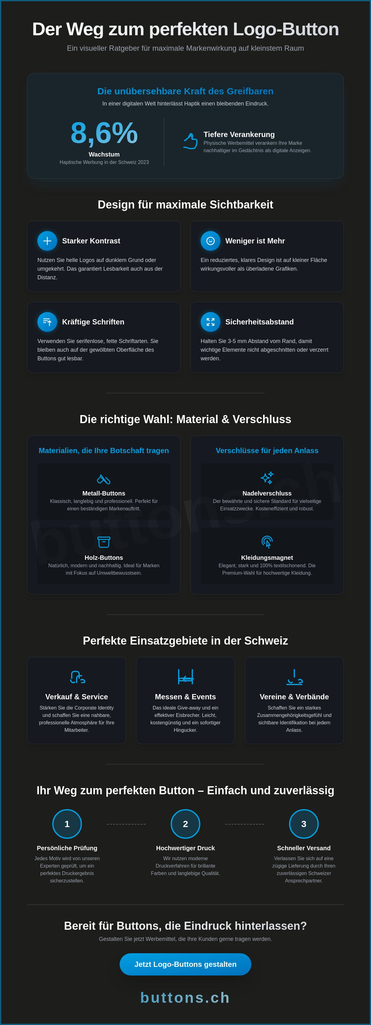 Buttons mit Logo