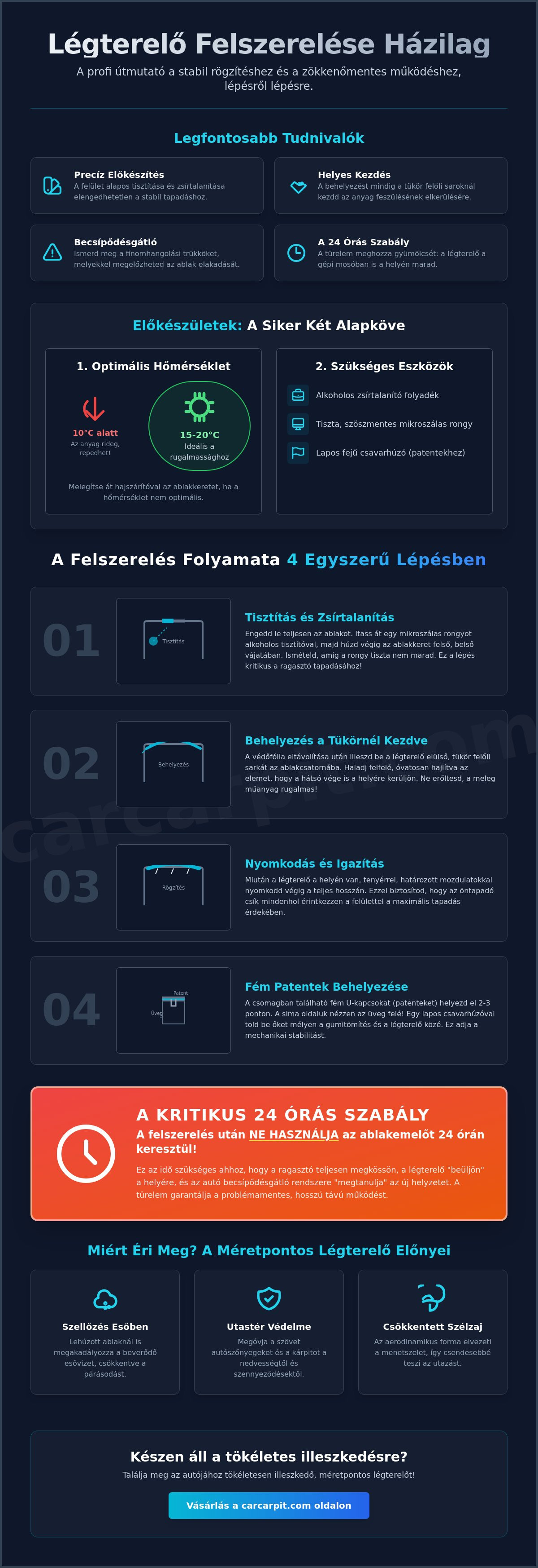 Légterelő felrakása házilag