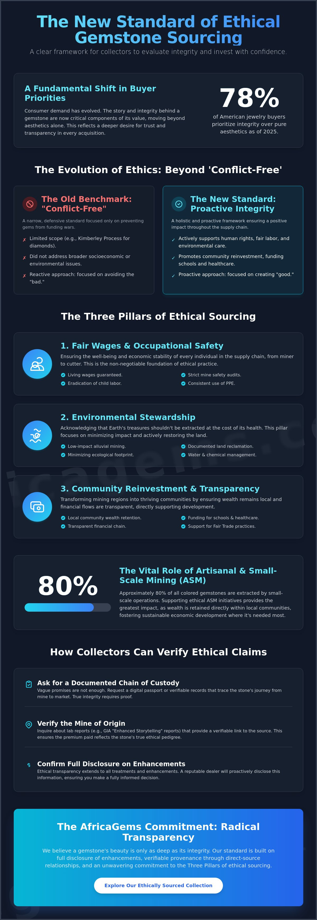 What is ethical gemstone sourcing