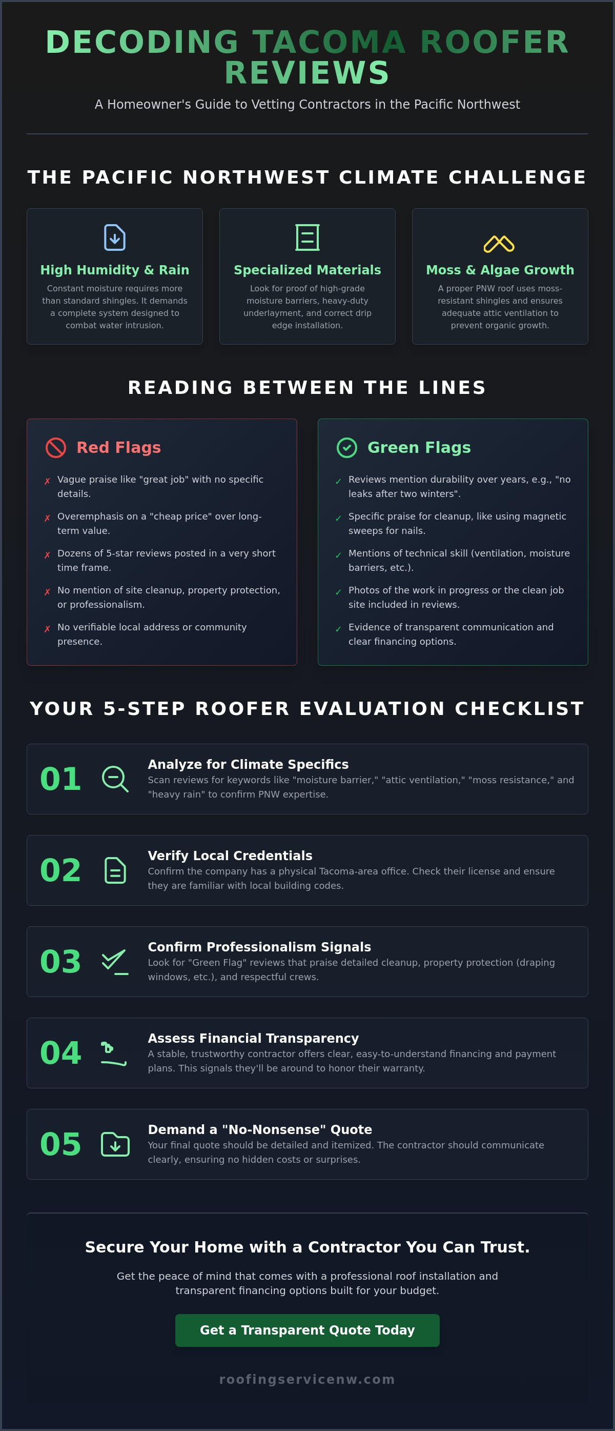 Roofing company reviews tacoma