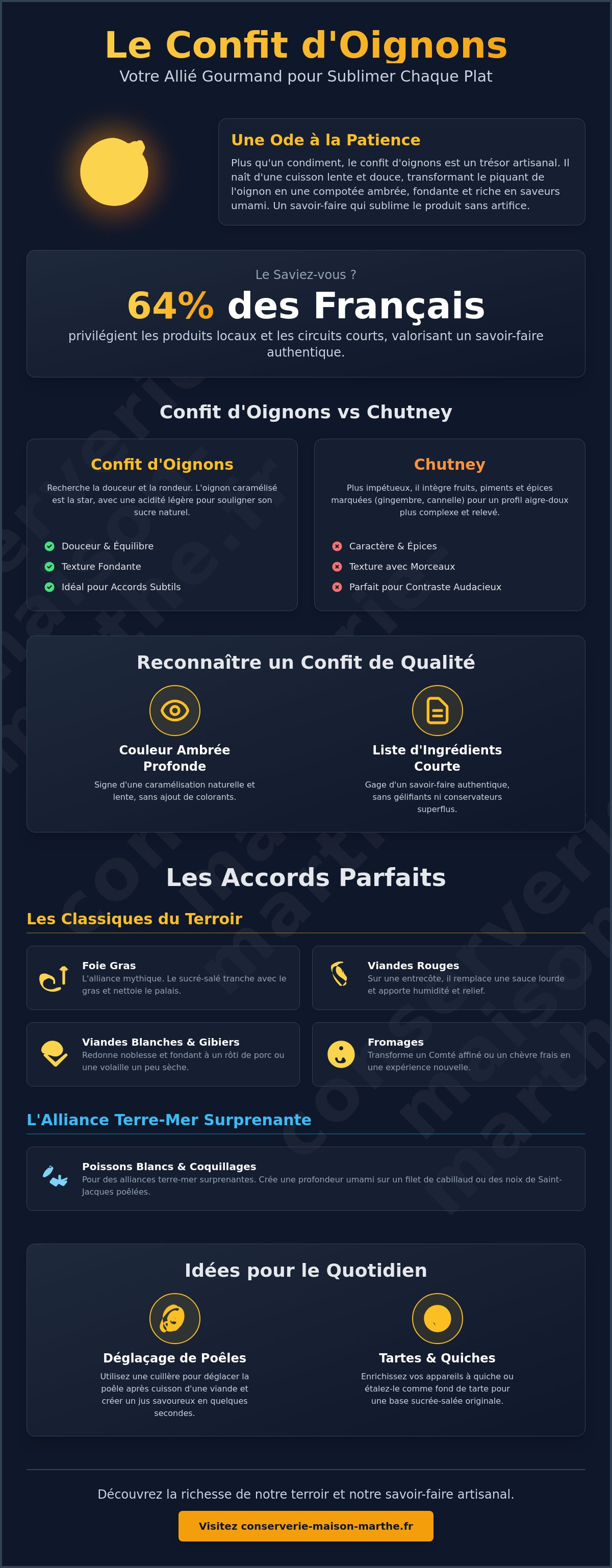 Comment utiliser le confit d'oignons