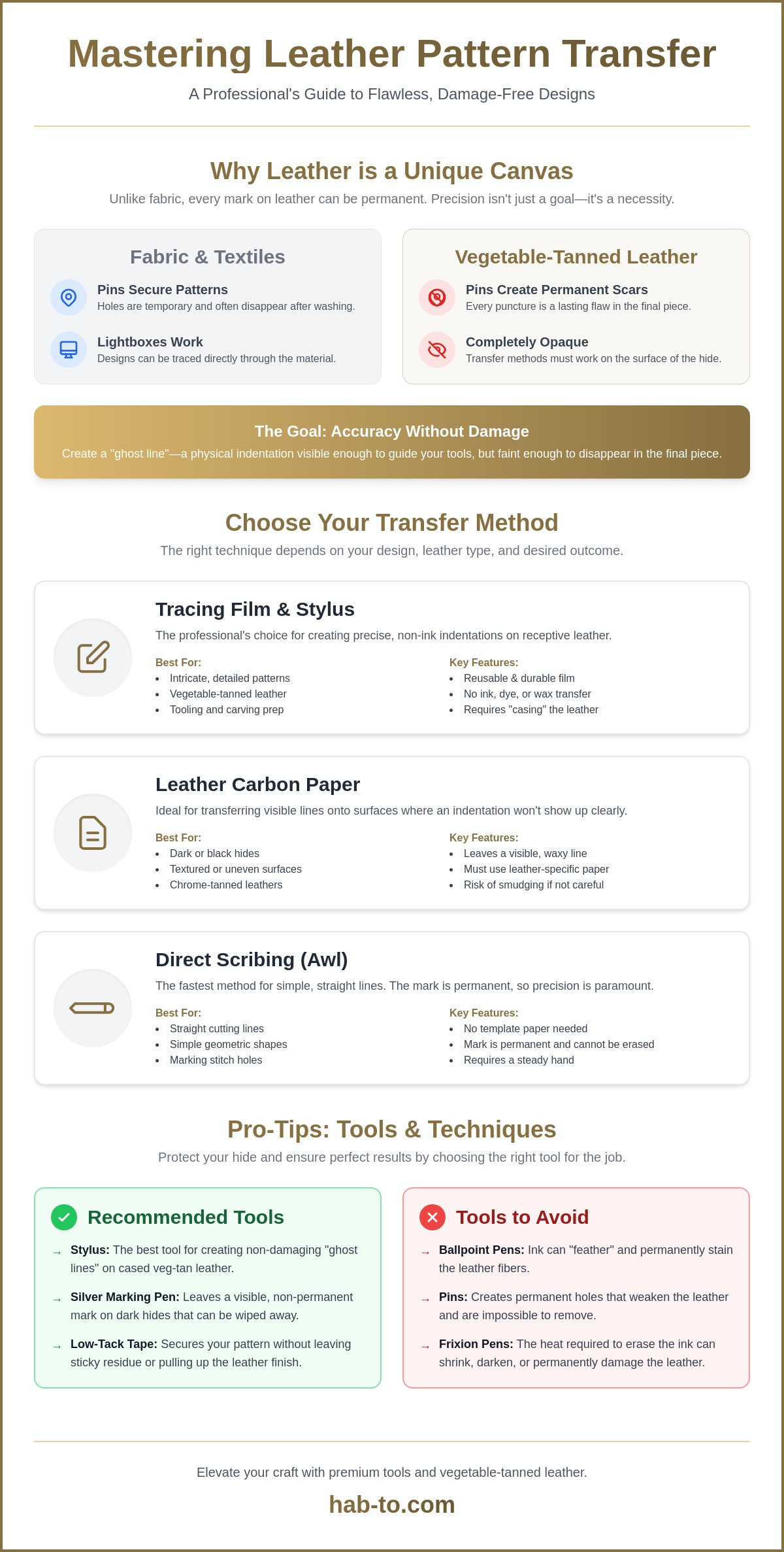 How to transfer a pattern